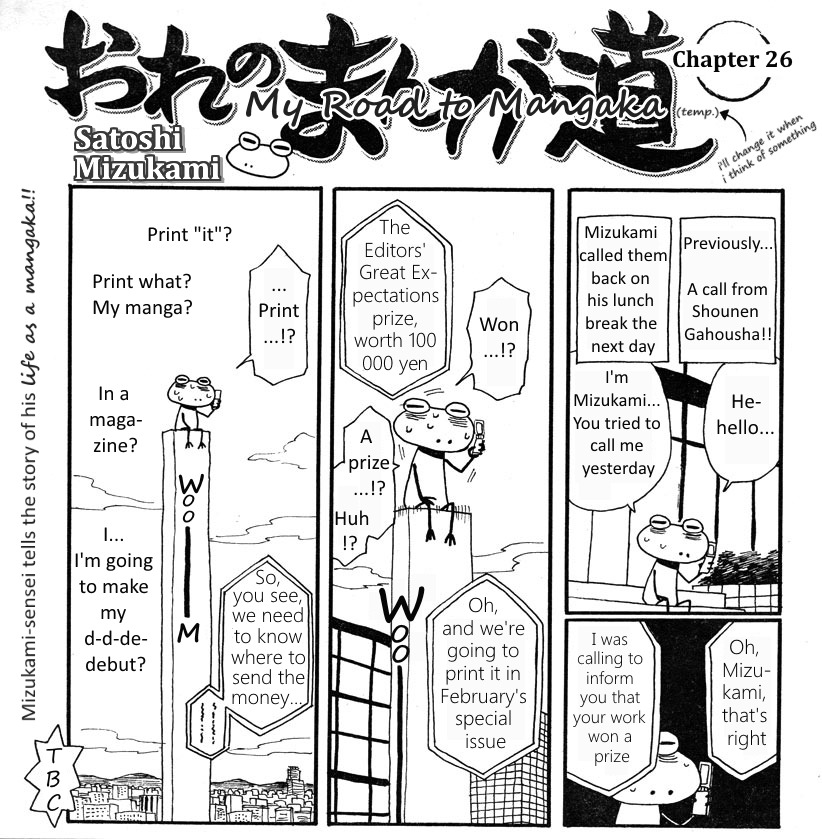My Road to Mangaka (temp.) Chapter 26.30 page 1 - Chapter 26-30