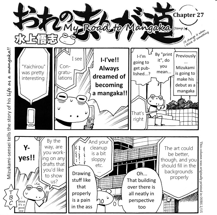 My Road to Mangaka (temp.) Chapter 26.30 page 2 - Chapter 26-30