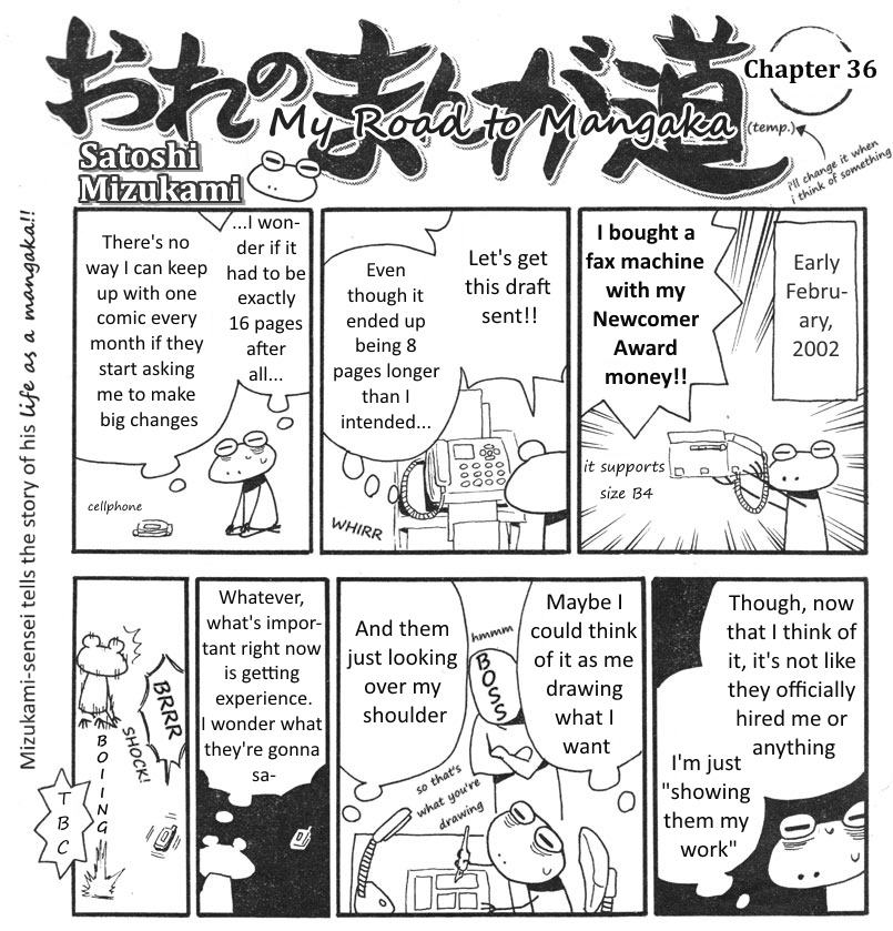 My Road to Mangaka (temp.) Chapter 36.40 page 1 - Chapter 36-40