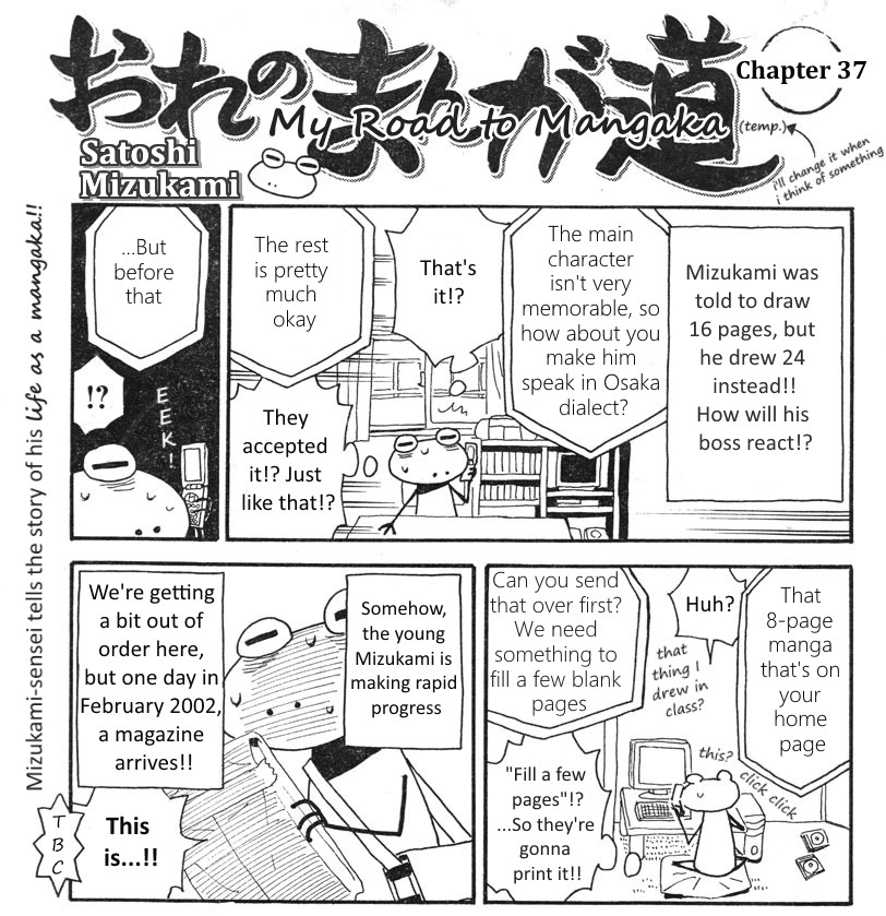 My Road to Mangaka (temp.) Chapter 36.40 page 2 - Chapter 36-40