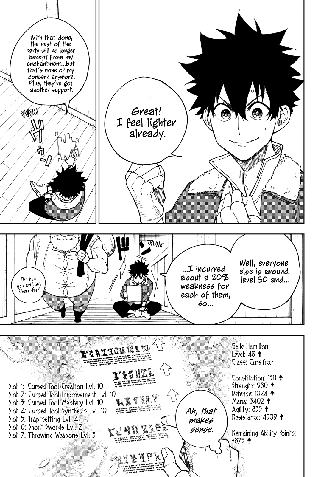 My S-Rank Party Fired Me for Being a Cursificer ~ I Can Only Make “Cursed Items”, but They're Artifact Class! Chapter 1 page 19 - Chapter 1: We Don't Need You