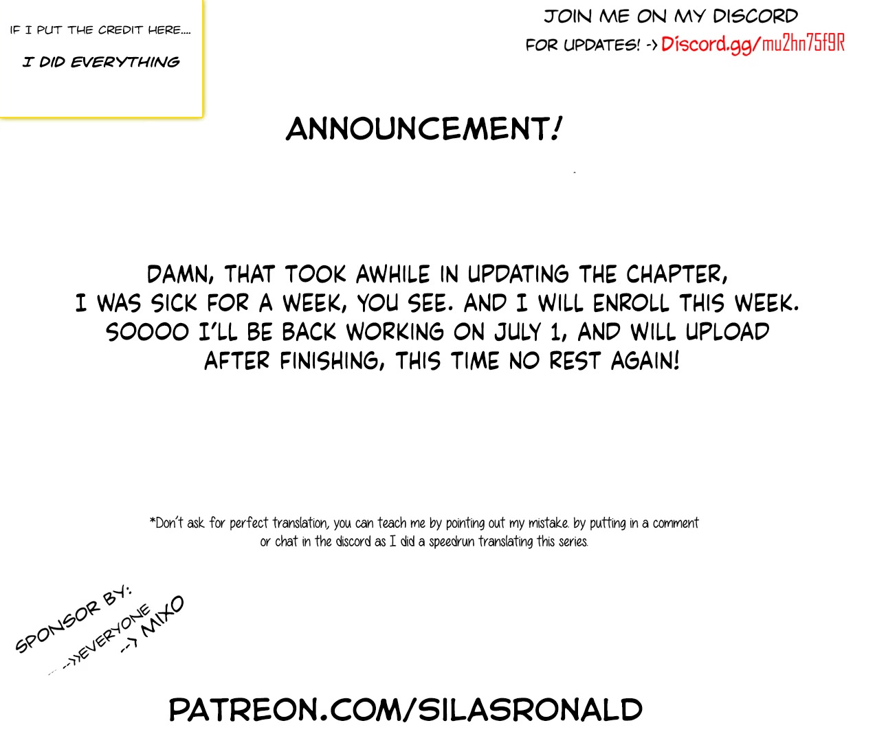 My S-Rank Party Fired Me for Being a Cursificer ~ I Can Only Make “Cursed Items”, but They're Artifact Class! Chapter 19.2 page 1 - Chapter 19.2