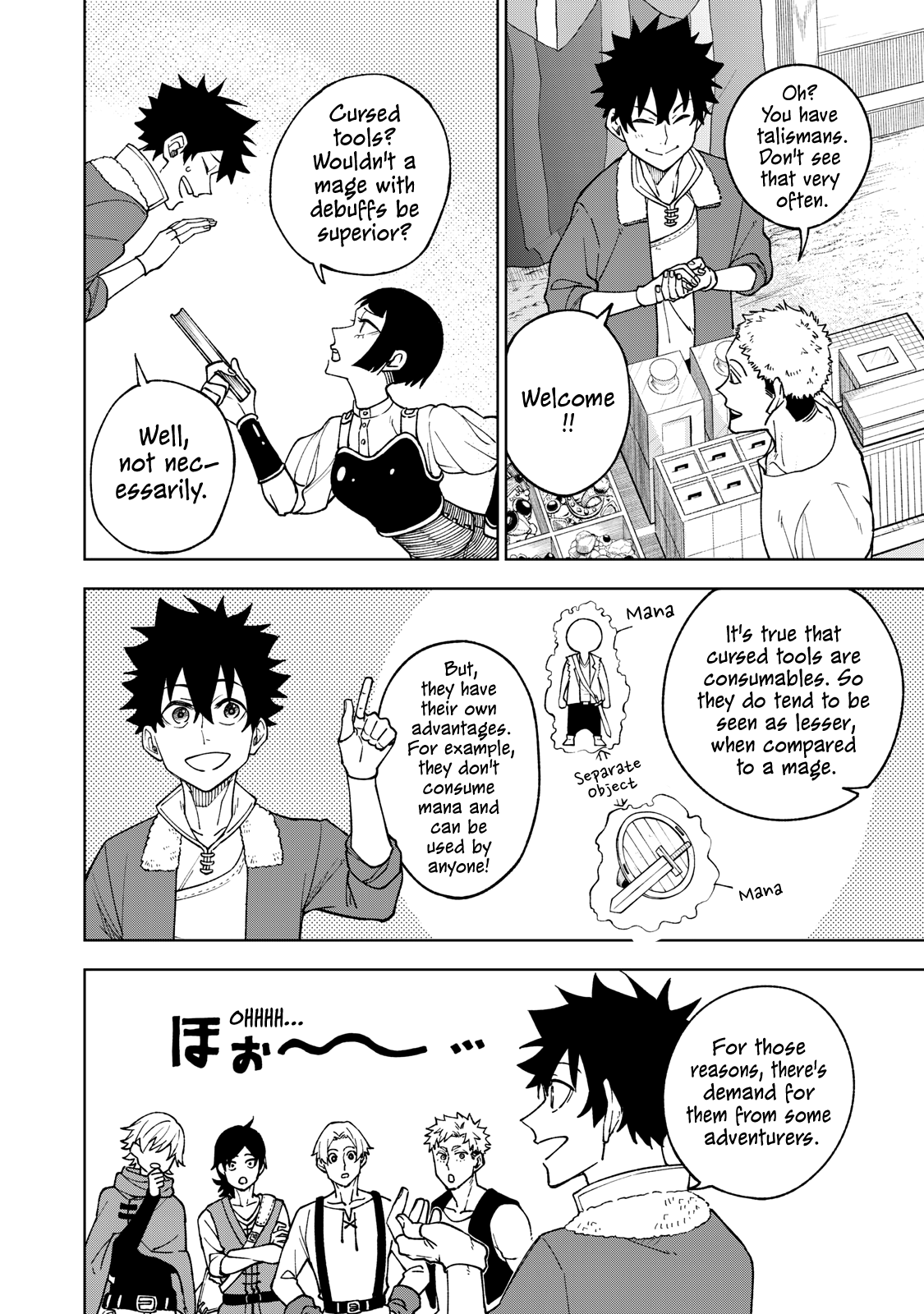 My S-Rank Party Fired Me for Being a Cursificer ~ I Can Only Make “Cursed Items”, but They're Artifact Class! Chapter 2 page 11 - Chapter 2: A Stall that Sells Curses