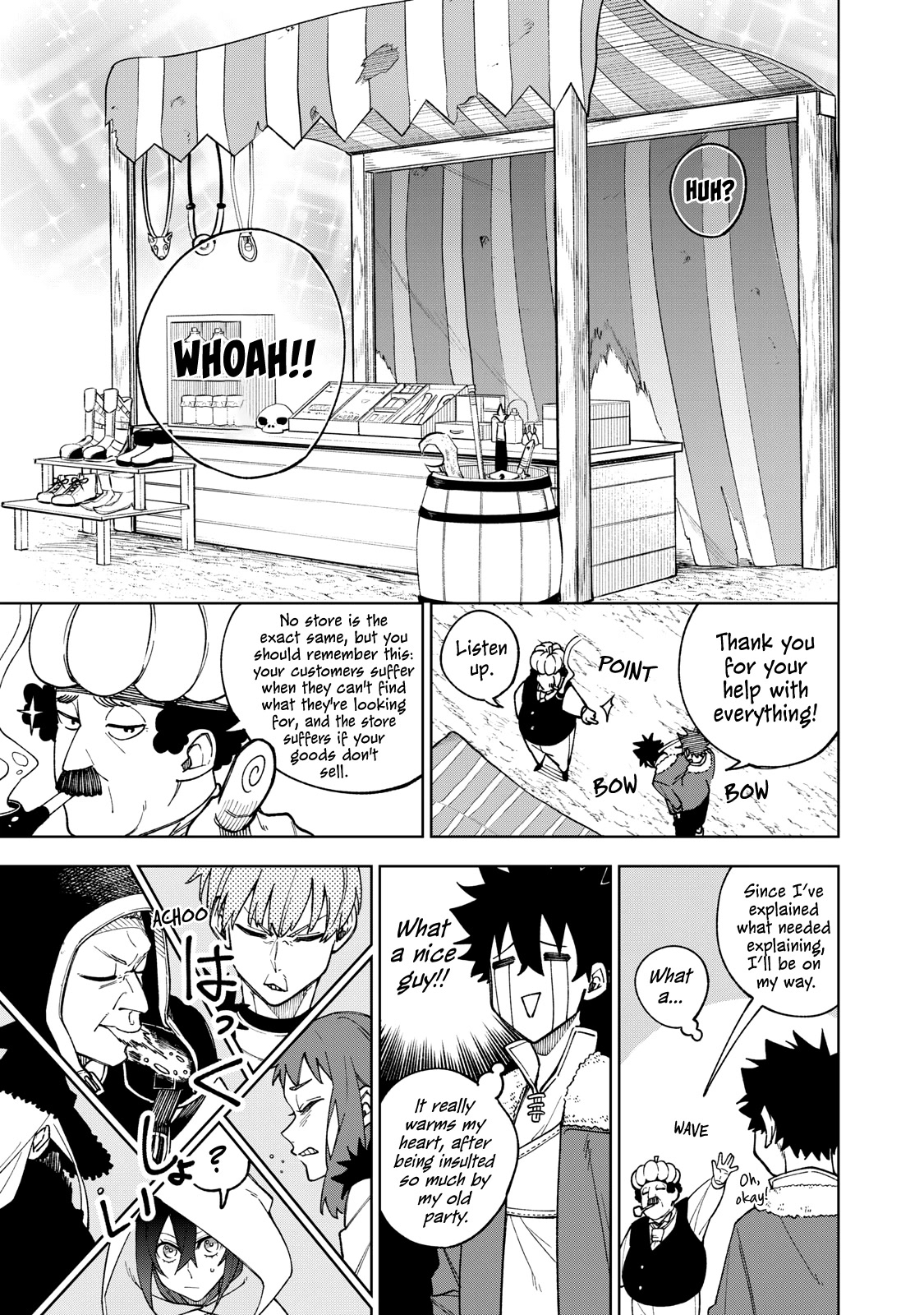 My S-Rank Party Fired Me for Being a Cursificer ~ I Can Only Make “Cursed Items”, but They're Artifact Class! Chapter 2 page 7 - Chapter 2: A Stall that Sells Curses