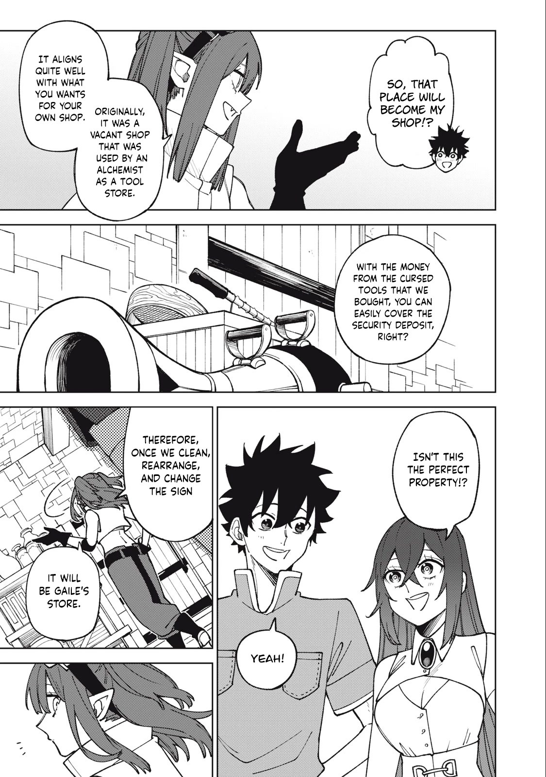 My S-Rank Party Fired Me for Being a Cursificer ~ I Can Only Make “Cursed Items”, but They're Artifact Class! Chapter 22.1 page 4 - Chapter 22.1