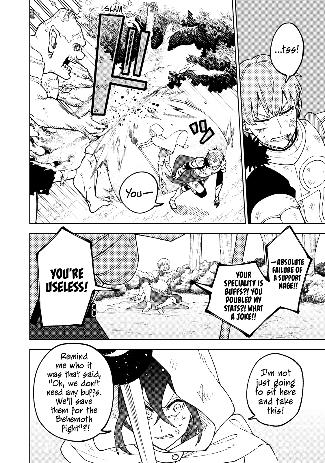 My S-Rank Party Fired Me for Being a Cursificer ~ I Can Only Make “Cursed Items”, but They're Artifact Class! Chapter 3 page 12 - Chapter 3: There's Something Wrong With Us Today!!!