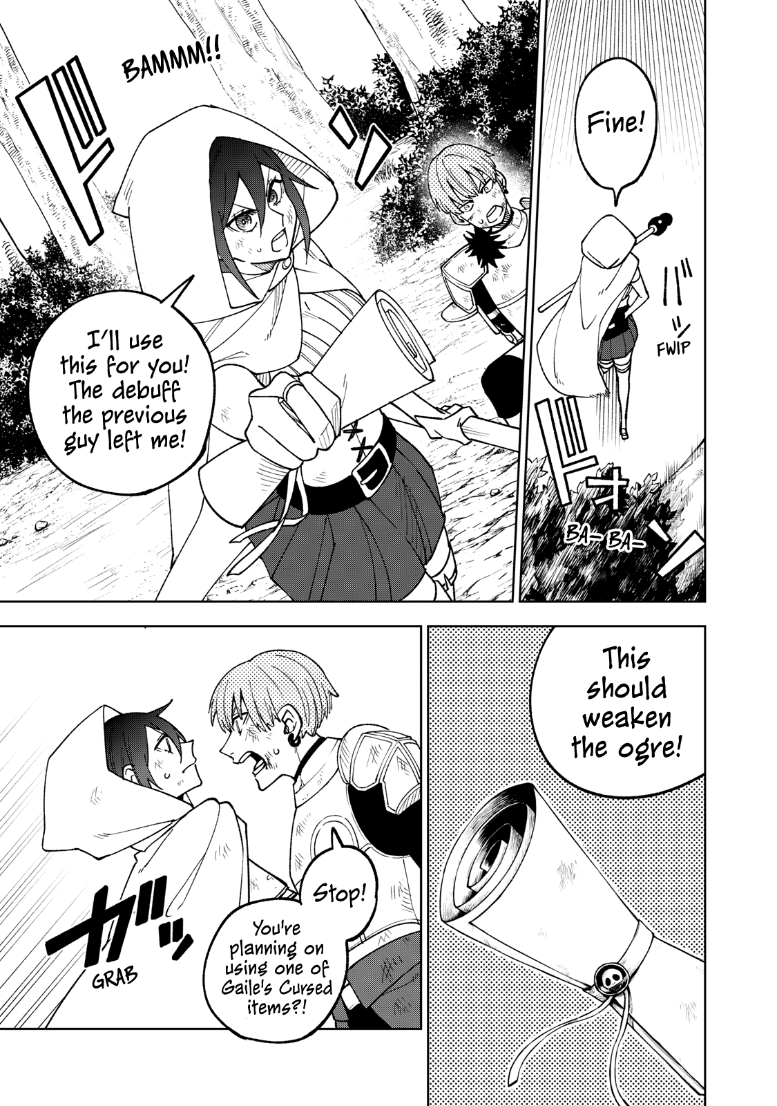 My S-Rank Party Fired Me for Being a Cursificer ~ I Can Only Make “Cursed Items”, but They're Artifact Class! Chapter 3 page 13 - Chapter 3: There's Something Wrong With Us Today!!!