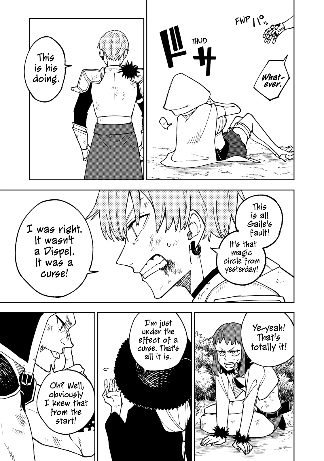 My S-Rank Party Fired Me for Being a Cursificer ~ I Can Only Make “Cursed Items”, but They're Artifact Class! Chapter 3 page 15 - Chapter 3: There's Something Wrong With Us Today!!!