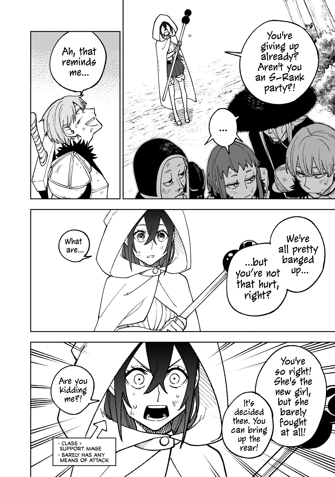 My S-Rank Party Fired Me for Being a Cursificer ~ I Can Only Make “Cursed Items”, but They're Artifact Class! Chapter 3 page 18 - Chapter 3: There's Something Wrong With Us Today!!!