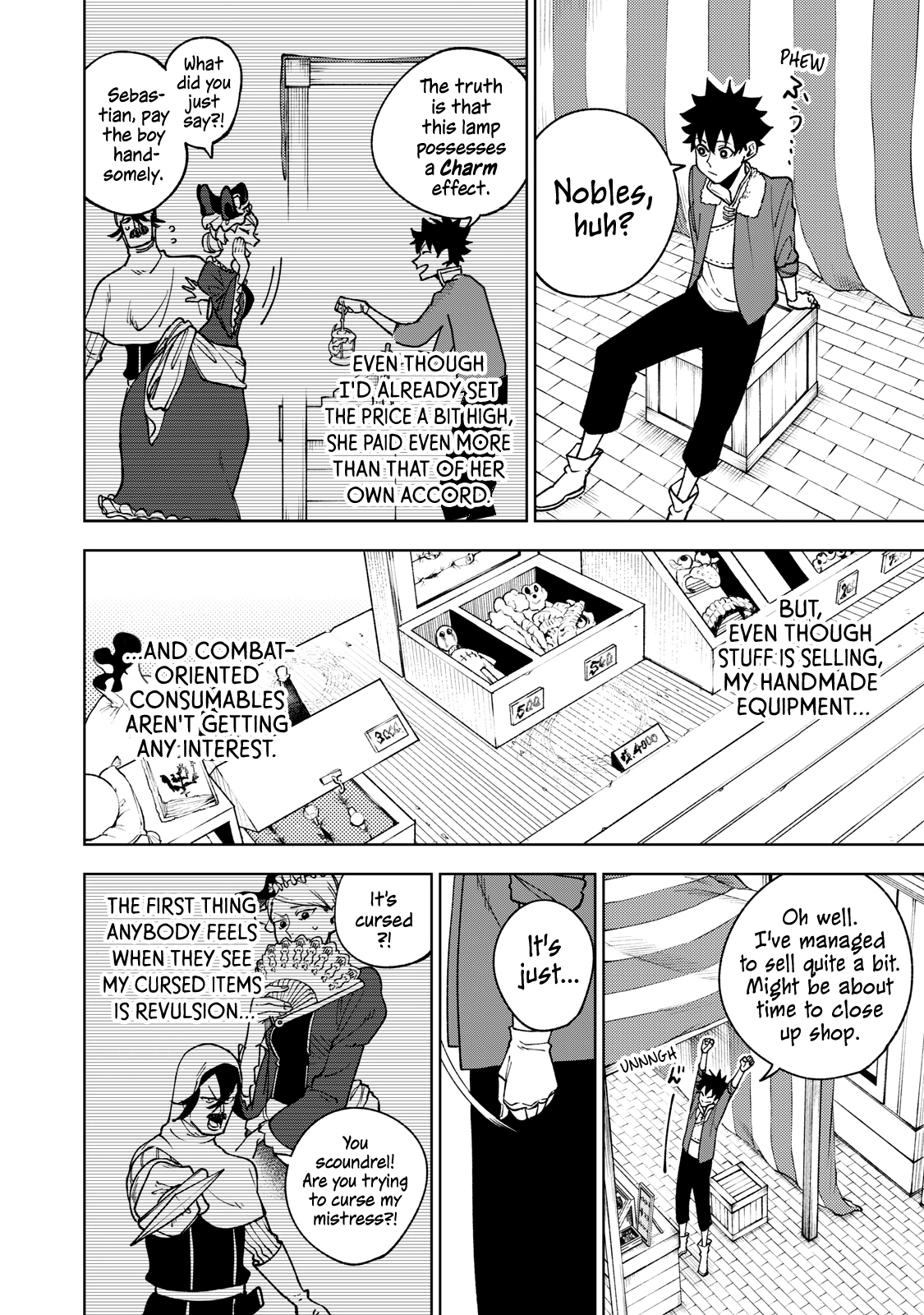 My S-Rank Party Fired Me for Being a Cursificer ~ I Can Only Make “Cursed Items”, but They're Artifact Class! Chapter 4 page 20 - Chapter 4: Ohoho? This Sure Is Strange, Isn’t It?