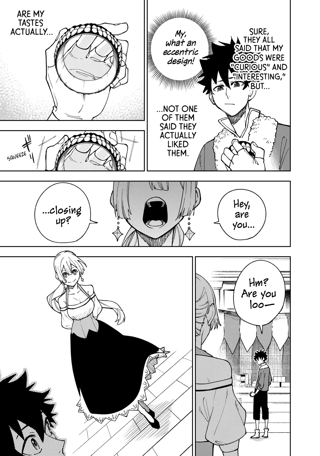 My S-Rank Party Fired Me for Being a Cursificer ~ I Can Only Make “Cursed Items”, but They're Artifact Class! Chapter 4 page 21 - Chapter 4: Ohoho? This Sure Is Strange, Isn’t It?