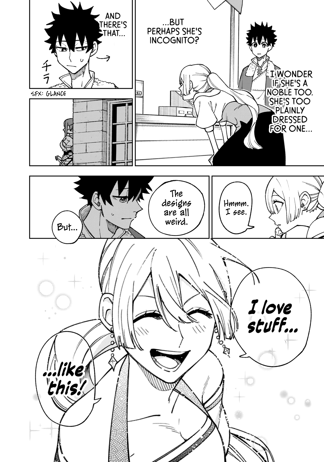 My S-Rank Party Fired Me for Being a Cursificer ~ I Can Only Make “Cursed Items”, but They're Artifact Class! Chapter 4 page 22 - Chapter 4: Ohoho? This Sure Is Strange, Isn’t It?