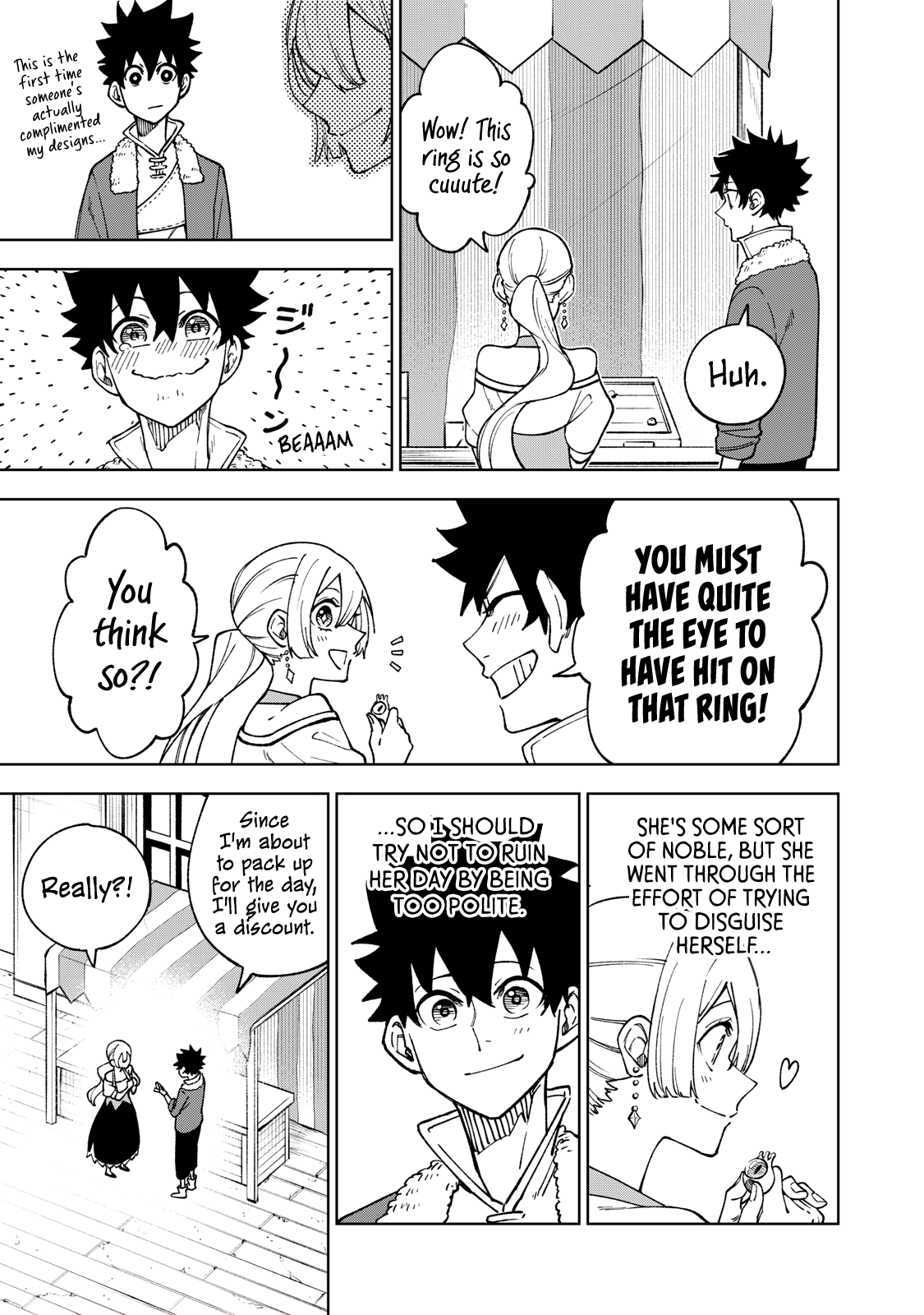My S-Rank Party Fired Me for Being a Cursificer ~ I Can Only Make “Cursed Items”, but They're Artifact Class! Chapter 4 page 23 - Chapter 4: Ohoho? This Sure Is Strange, Isn’t It?