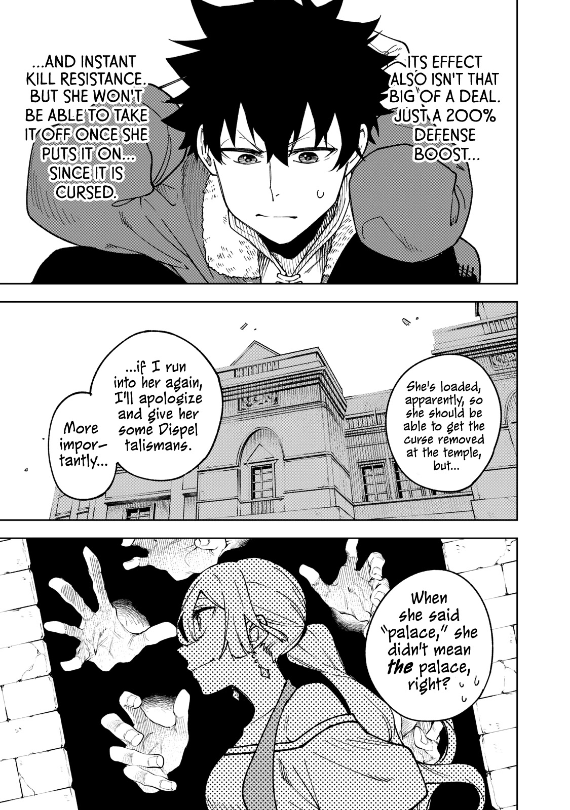 My S-Rank Party Fired Me for Being a Cursificer ~ I Can Only Make “Cursed Items”, but They're Artifact Class! Chapter 4 page 27 - Chapter 4: Ohoho? This Sure Is Strange, Isn’t It?