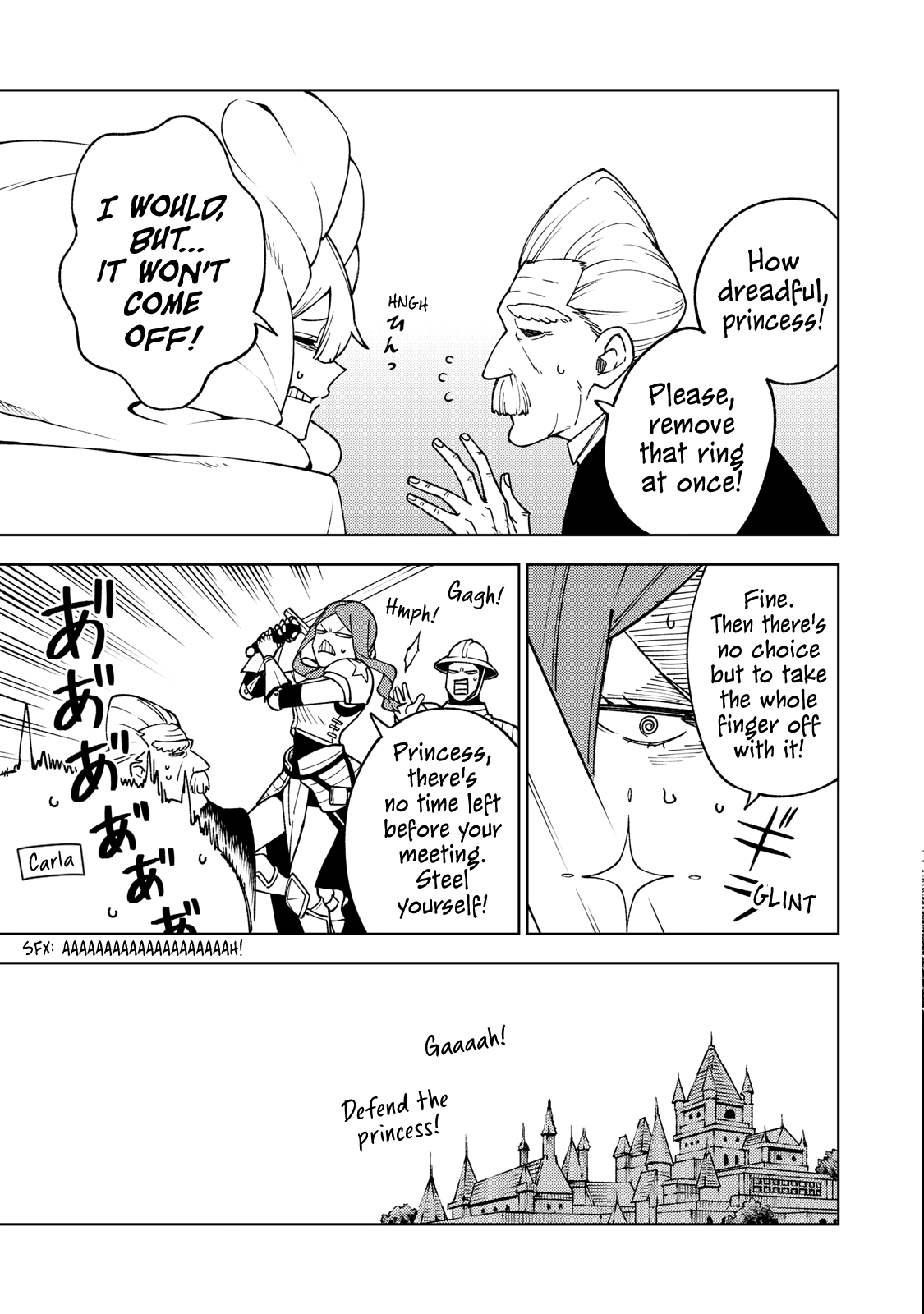 My S-Rank Party Fired Me for Being a Cursificer ~ I Can Only Make “Cursed Items”, but They're Artifact Class! Chapter 5 page 17 - Chapter 5: Mayhem in the Palace