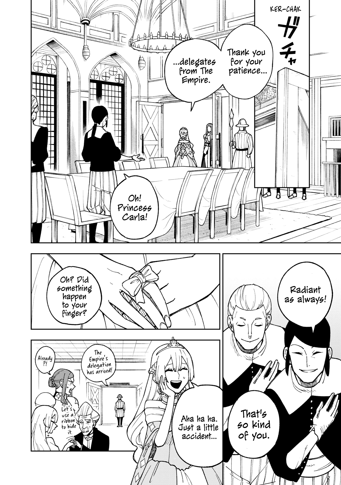 My S-Rank Party Fired Me for Being a Cursificer ~ I Can Only Make “Cursed Items”, but They're Artifact Class! Chapter 5 page 18 - Chapter 5: Mayhem in the Palace