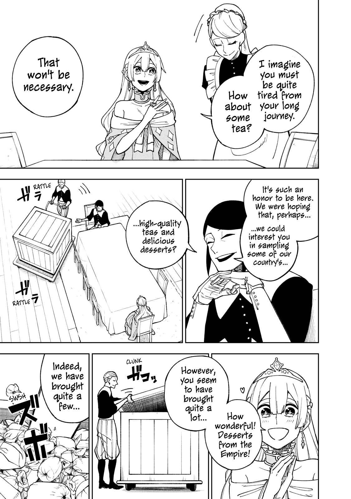 My S-Rank Party Fired Me for Being a Cursificer ~ I Can Only Make “Cursed Items”, but They're Artifact Class! Chapter 5 page 19 - Chapter 5: Mayhem in the Palace