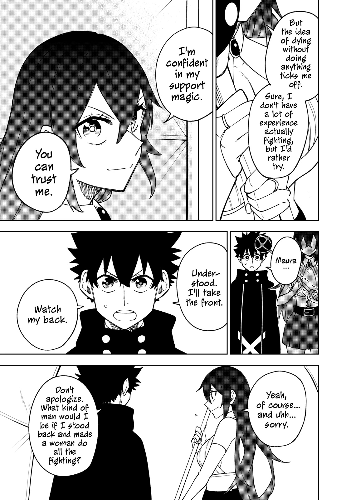 My S-Rank Party Fired Me for Being a Cursificer ~ I Can Only Make “Cursed Items”, but They're Artifact Class! Chapter 6 page 27 - Chapter 6: Setting Out!