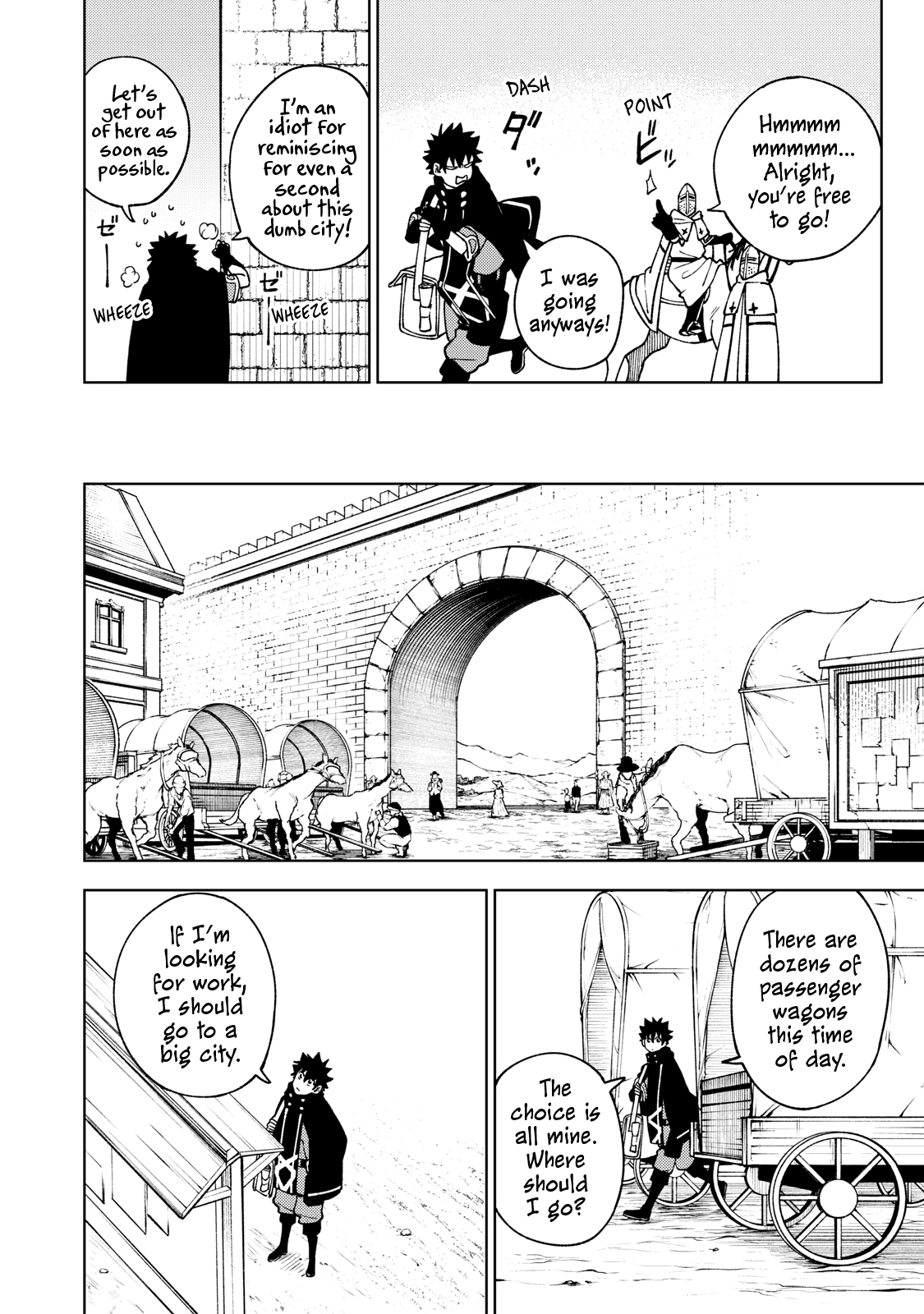 My S-Rank Party Fired Me for Being a Cursificer ~ I Can Only Make “Cursed Items”, but They're Artifact Class! Chapter 6 page 8 - Chapter 6: Setting Out!