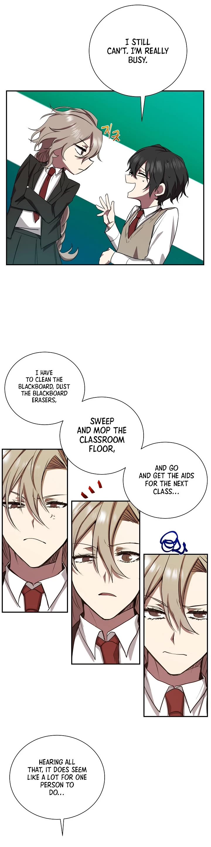 My School Life Pretending To Be a Worthless Person Chapter 10 page 9 - Chapter 10