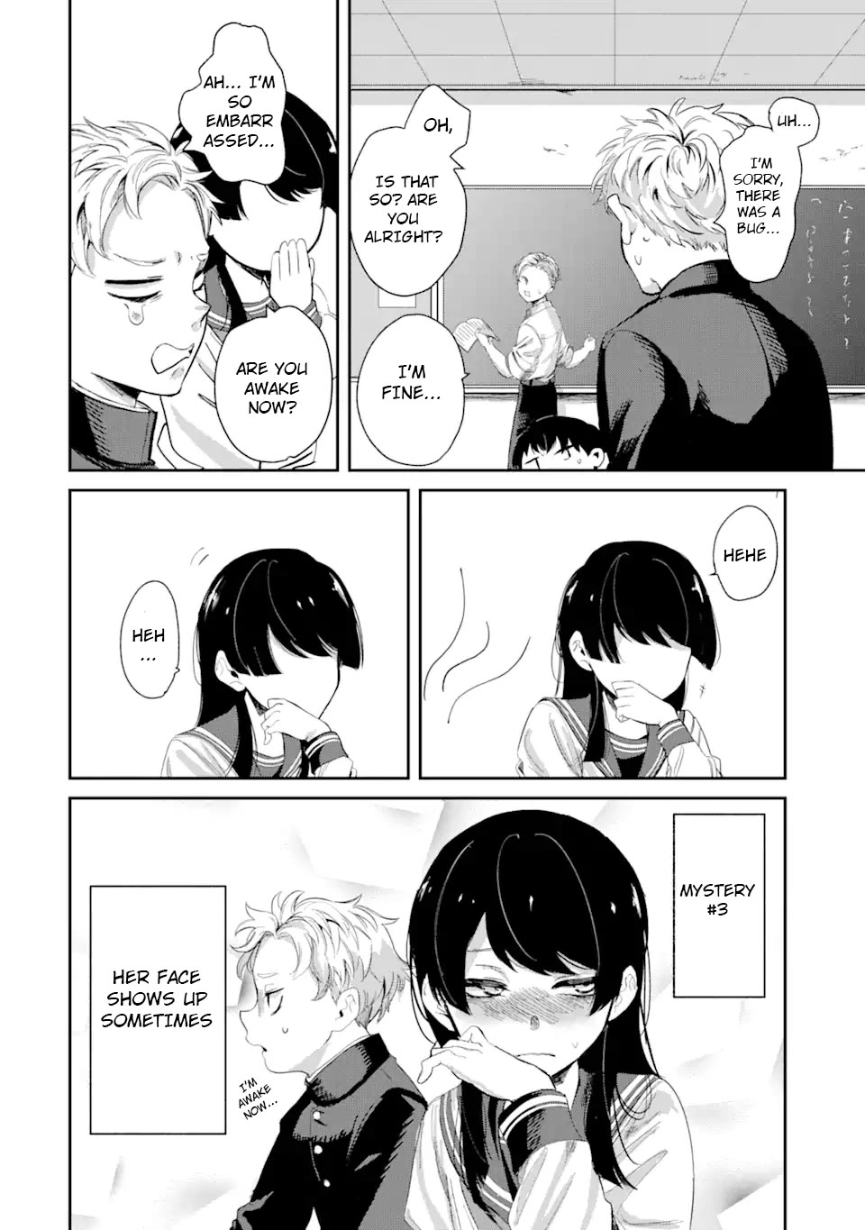 My Seatmate Wakao-san's Face Is Almost Visible but It's Not Chapter 1 page 10 - Chapter 1: I can't see the face of the girl sitting next to me