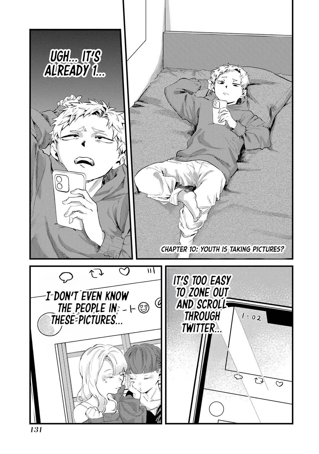 My Seatmate Wakao-san's Face Is Almost Visible but It's Not Chapter 10 page 1 - Chapter 10: Youth is taking pictures?