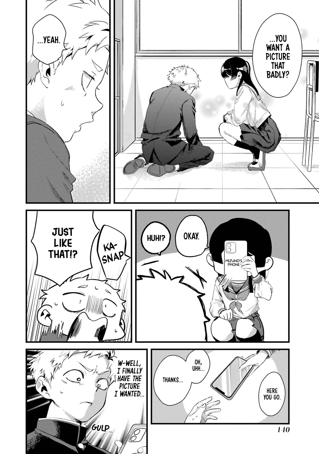 My Seatmate Wakao-san's Face Is Almost Visible but It's Not Chapter 10 page 10 - Chapter 10: Youth is taking pictures?
