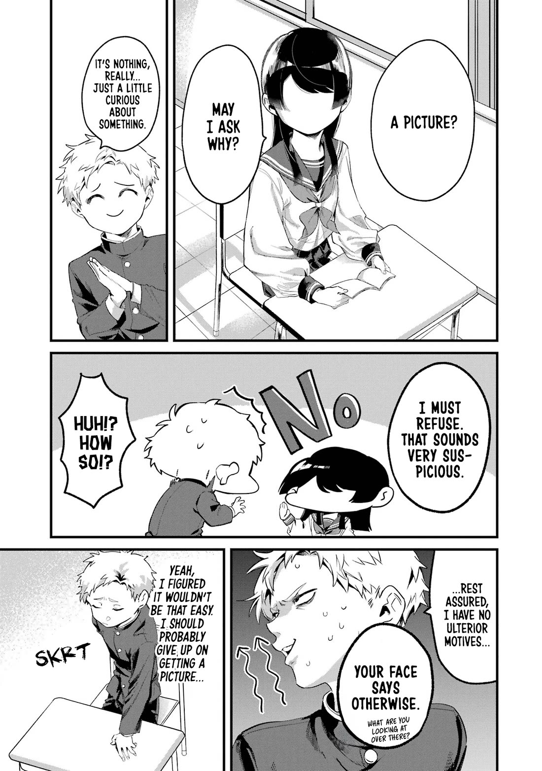 My Seatmate Wakao-san's Face Is Almost Visible but It's Not Chapter 10 page 3 - Chapter 10: Youth is taking pictures?