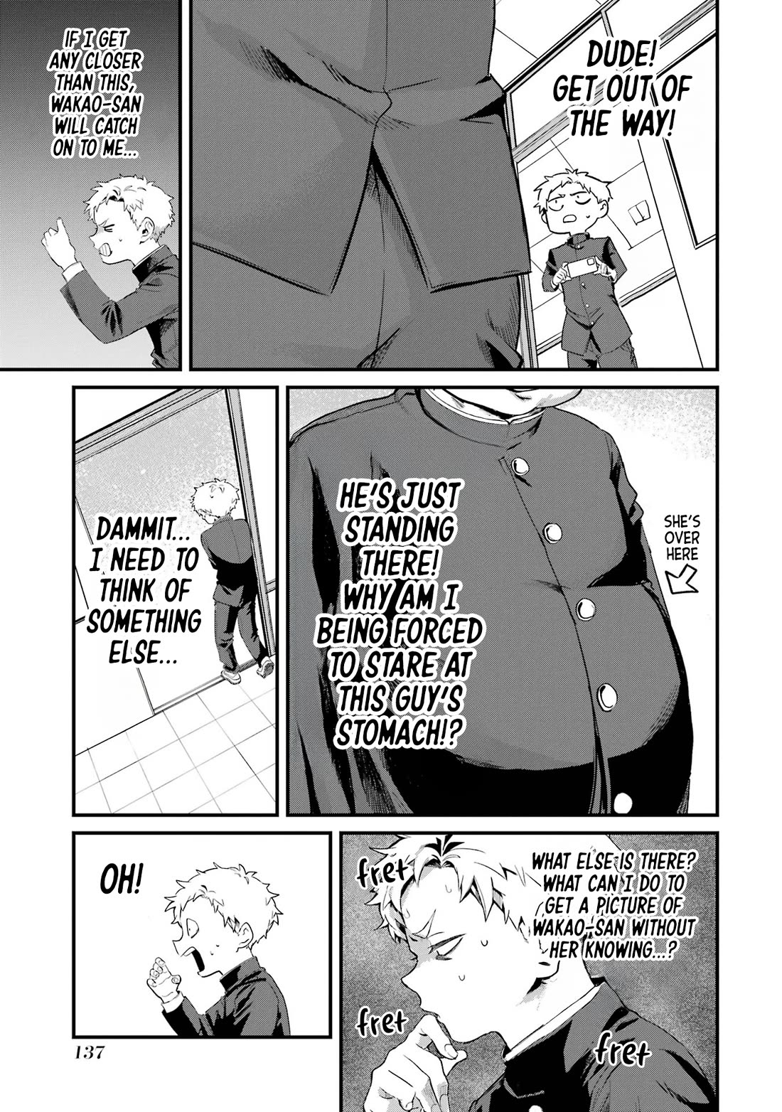 My Seatmate Wakao-san's Face Is Almost Visible but It's Not Chapter 10 page 7 - Chapter 10: Youth is taking pictures?