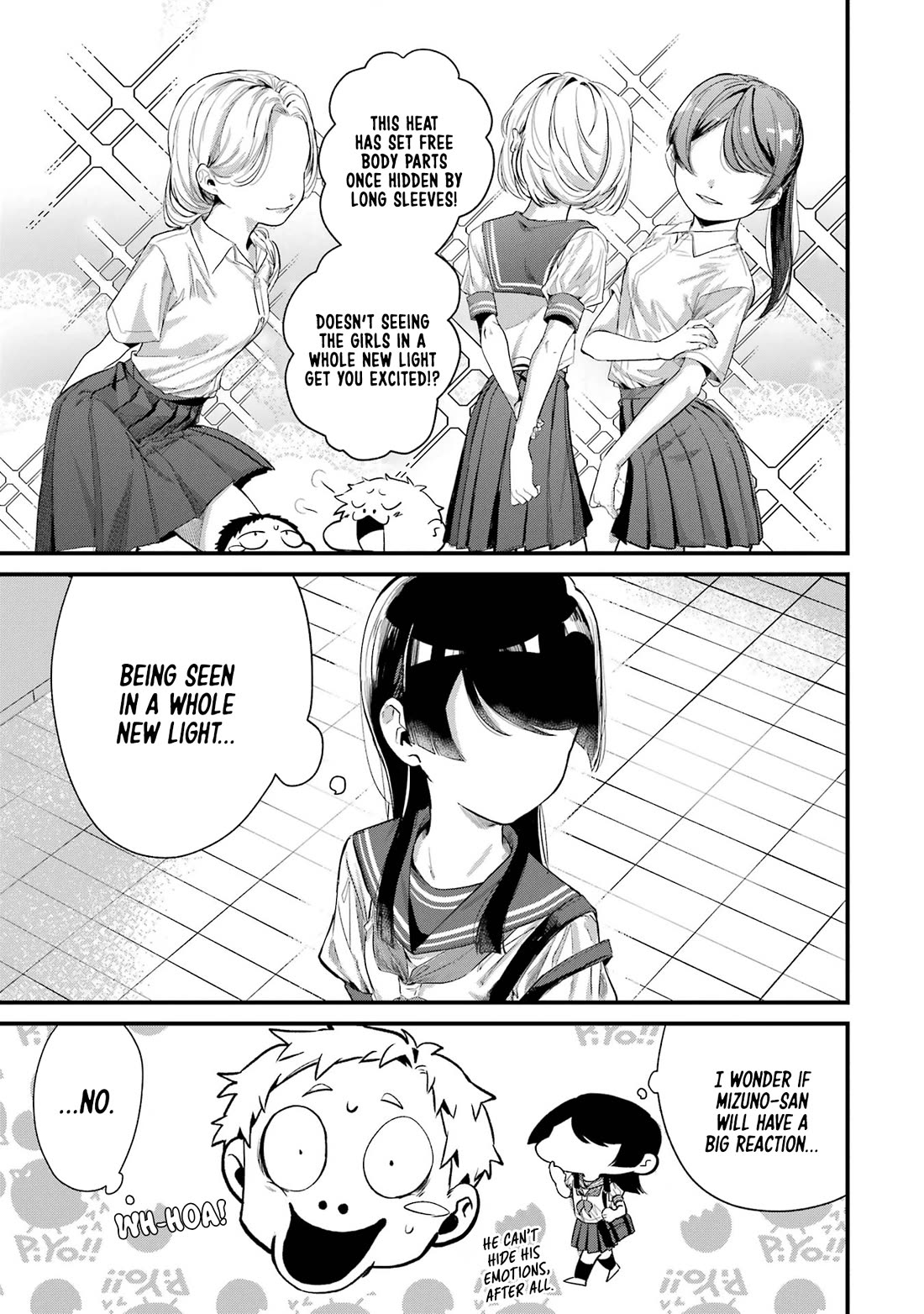 My Seatmate Wakao-san's Face Is Almost Visible but It's Not Chapter 11 page 3 - Chapter 11: Youth is changing uniforms?