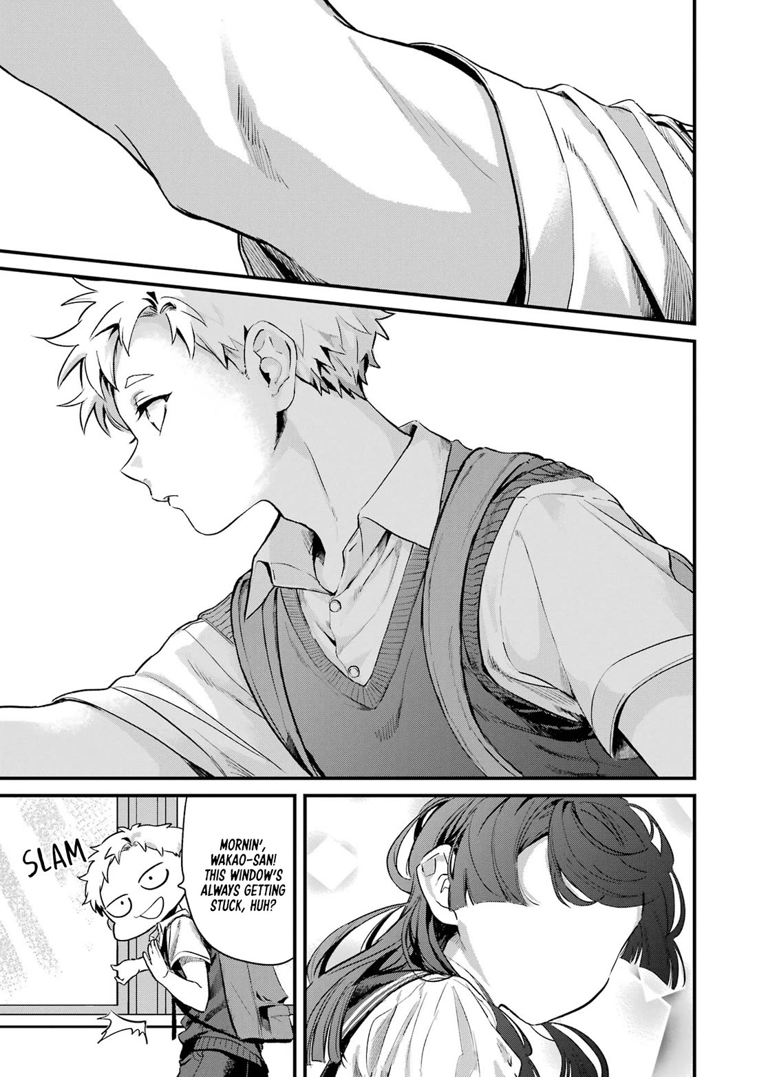 My Seatmate Wakao-san's Face Is Almost Visible but It's Not Chapter 11 page 9 - Chapter 11: Youth is changing uniforms?