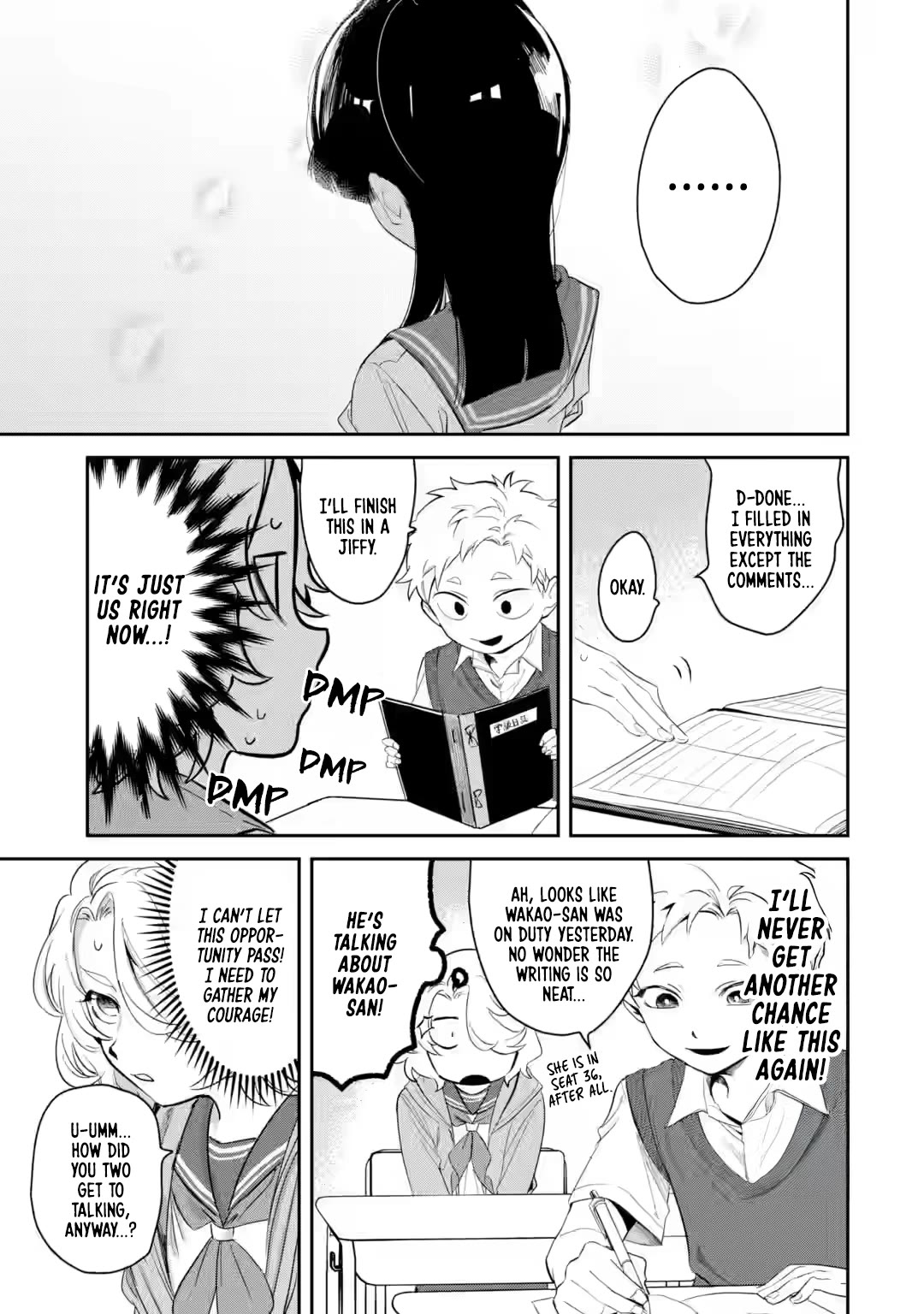 My Seatmate Wakao-san's Face Is Almost Visible but It's Not Chapter 12 page 8 - Chapter 12: Youth is an unrequited love?