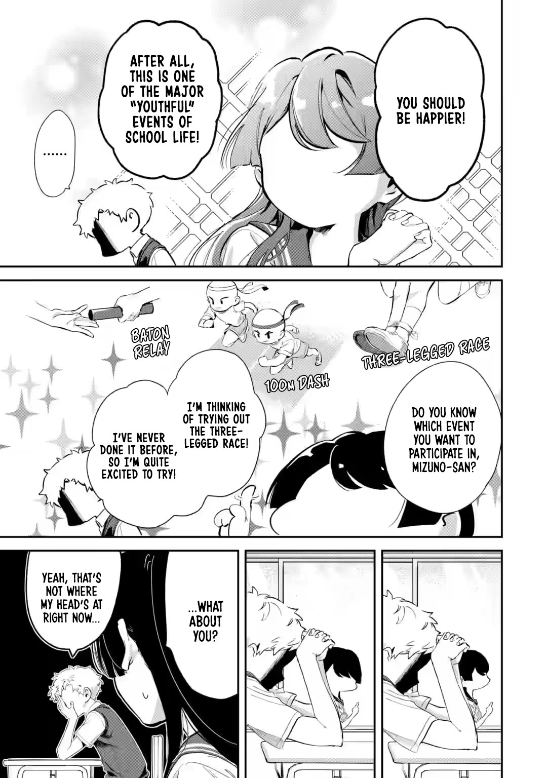My Seatmate Wakao-san's Face Is Almost Visible but It's Not Chapter 13 page 3 - Chapter 13: Youth is sports day? (Part 1)