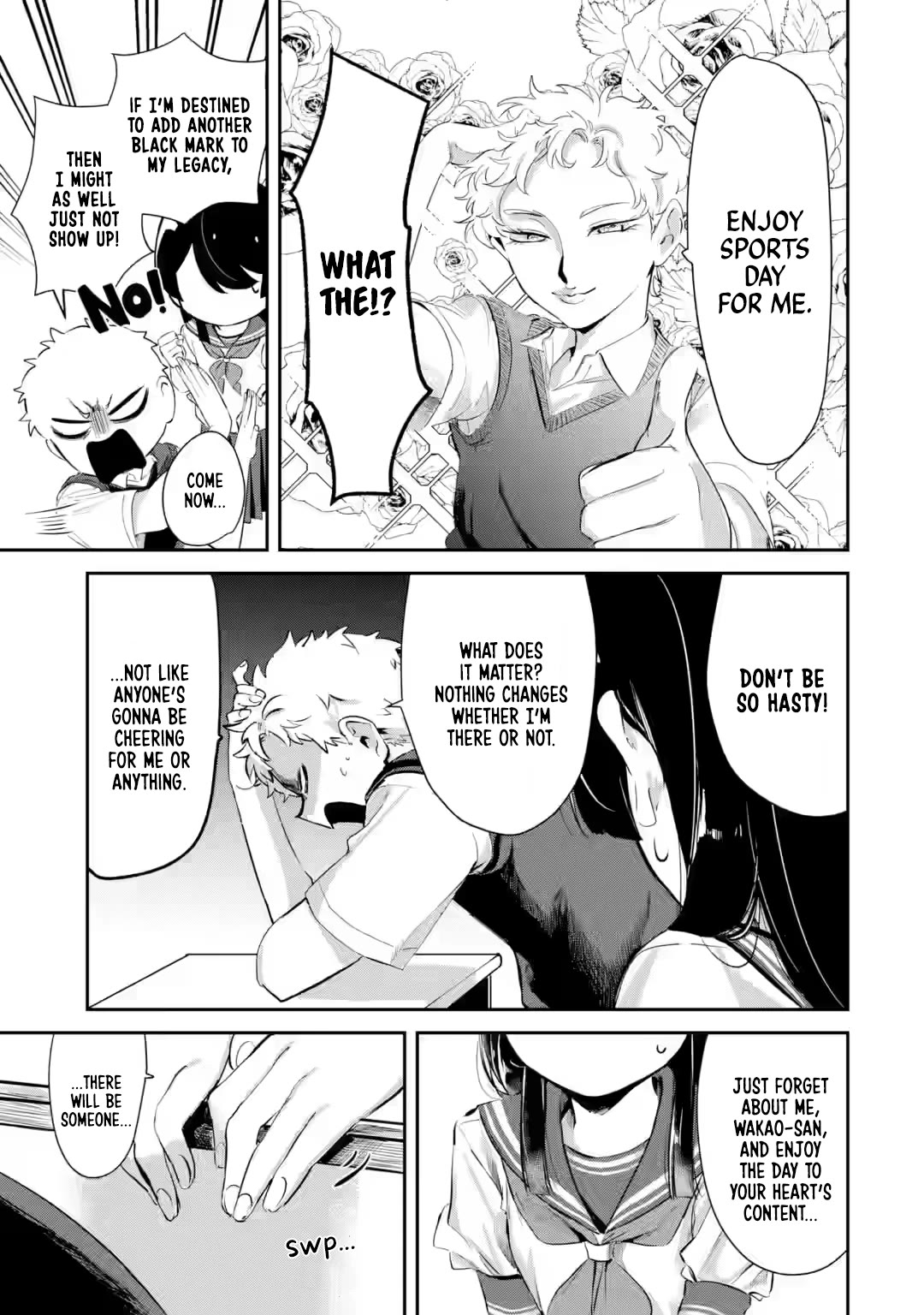 My Seatmate Wakao-san's Face Is Almost Visible but It's Not Chapter 13 page 9 - Chapter 13: Youth is sports day? (Part 1)