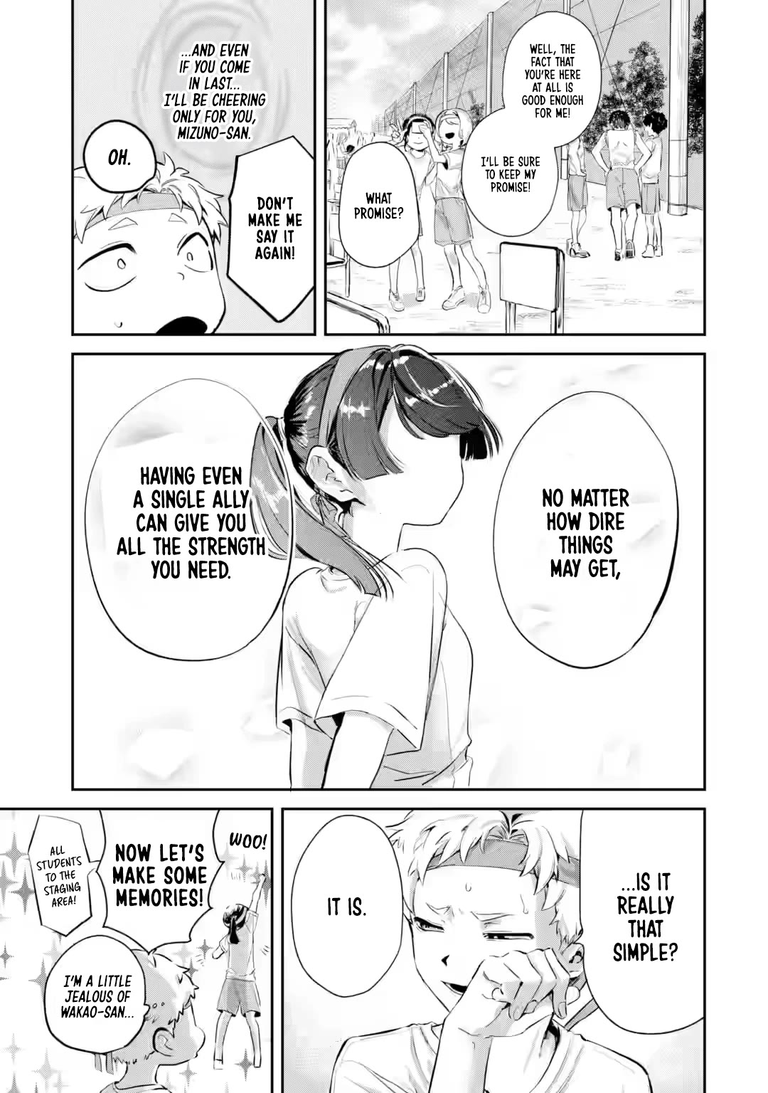 My Seatmate Wakao-san's Face Is Almost Visible but It's Not Chapter 14 page 3 - Chapter 14: Youth is sports day? (Part 2)