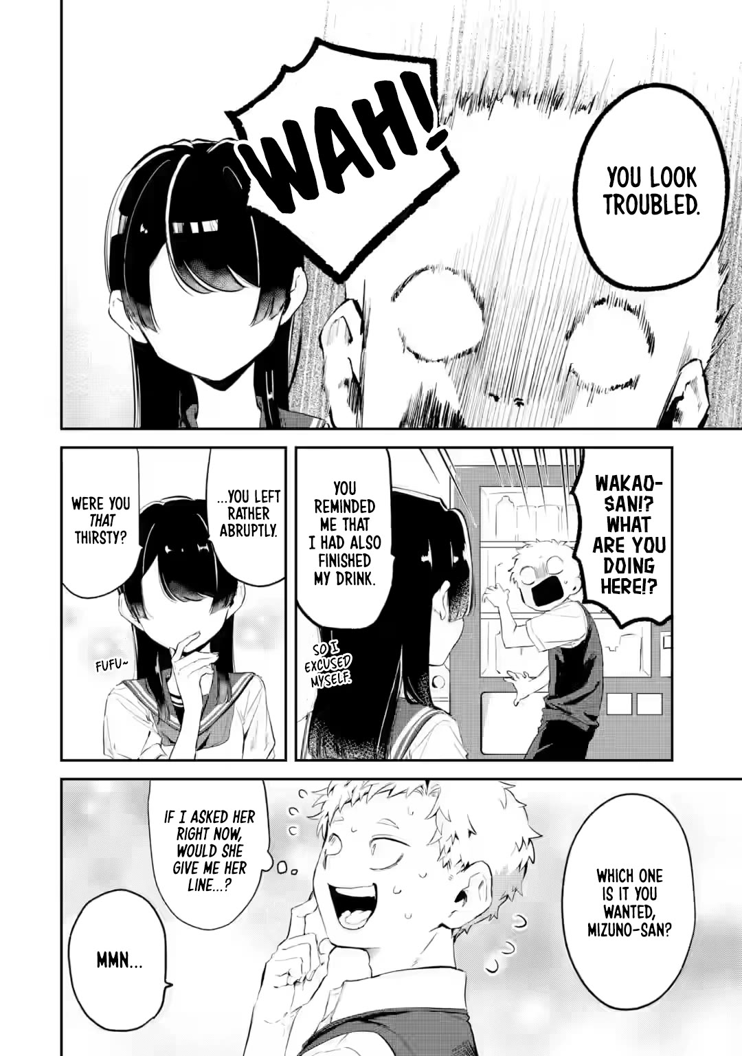 My Seatmate Wakao-san's Face Is Almost Visible but It's Not Chapter 17 page 10 - Chapter 17: Youth is having a rival?