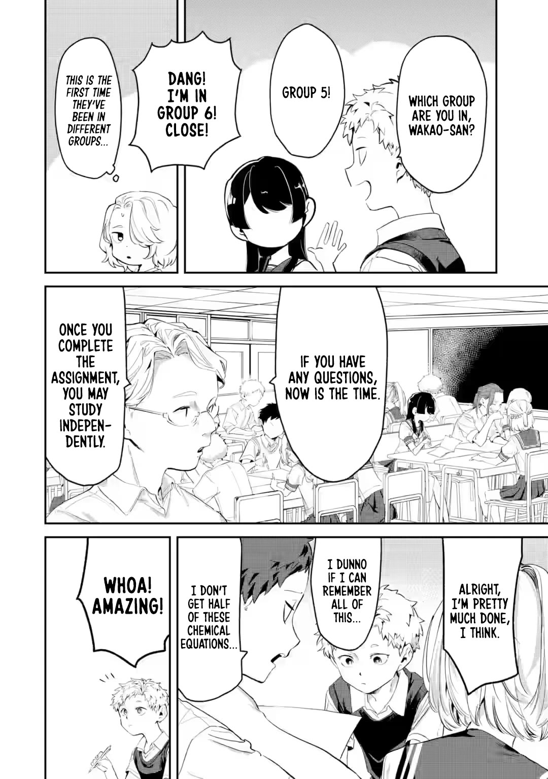 My Seatmate Wakao-san's Face Is Almost Visible but It's Not Chapter 17 page 2 - Chapter 17: Youth is having a rival?