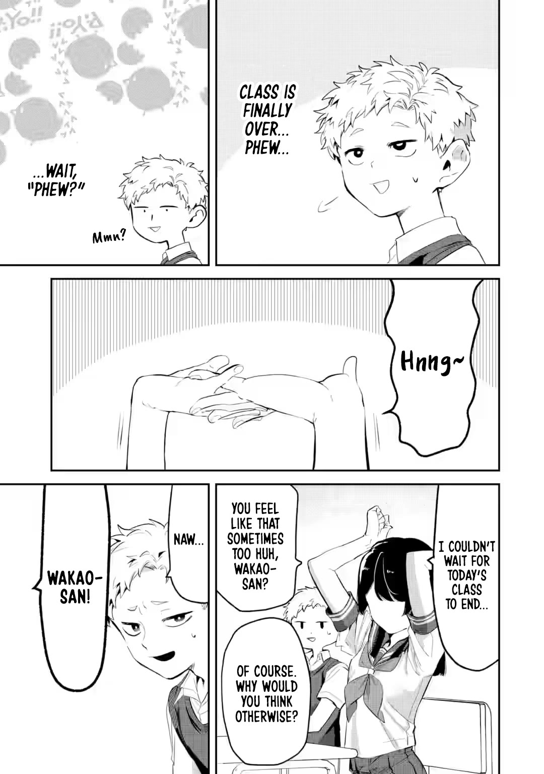 My Seatmate Wakao-san's Face Is Almost Visible but It's Not Chapter 17 page 5 - Chapter 17: Youth is having a rival?
