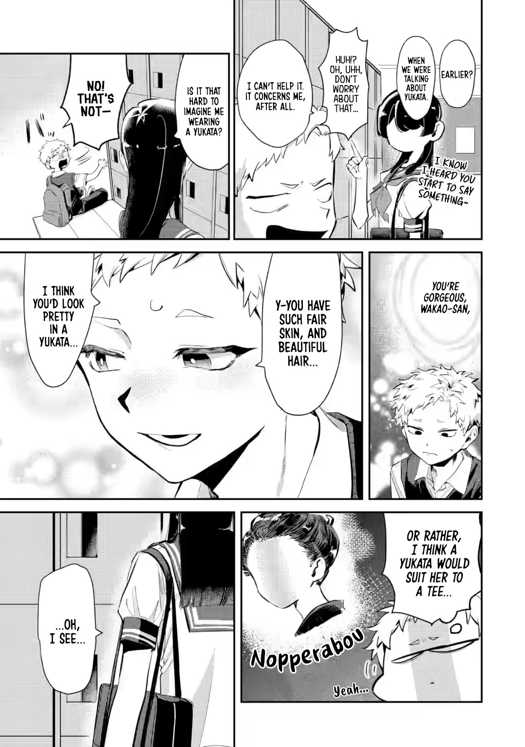 My Seatmate Wakao-san's Face Is Almost Visible but It's Not Chapter 18 page 11 - Chapter 18: Youth is supplementary lessons?