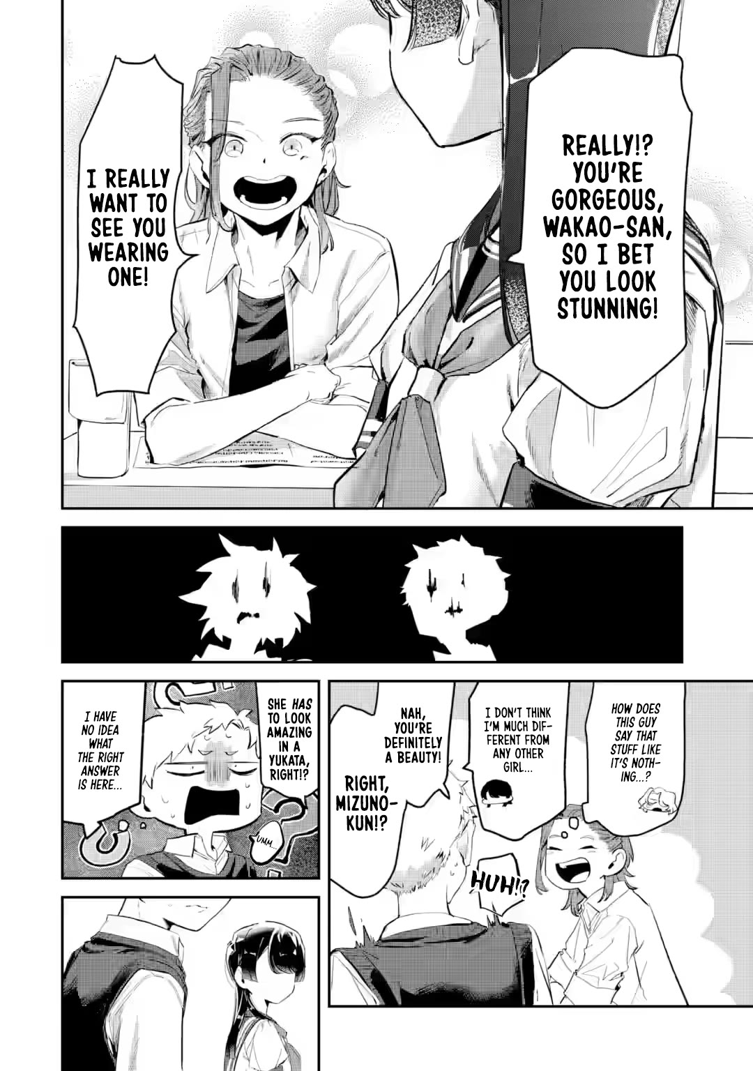My Seatmate Wakao-san's Face Is Almost Visible but It's Not Chapter 18 page 8 - Chapter 18: Youth is supplementary lessons?