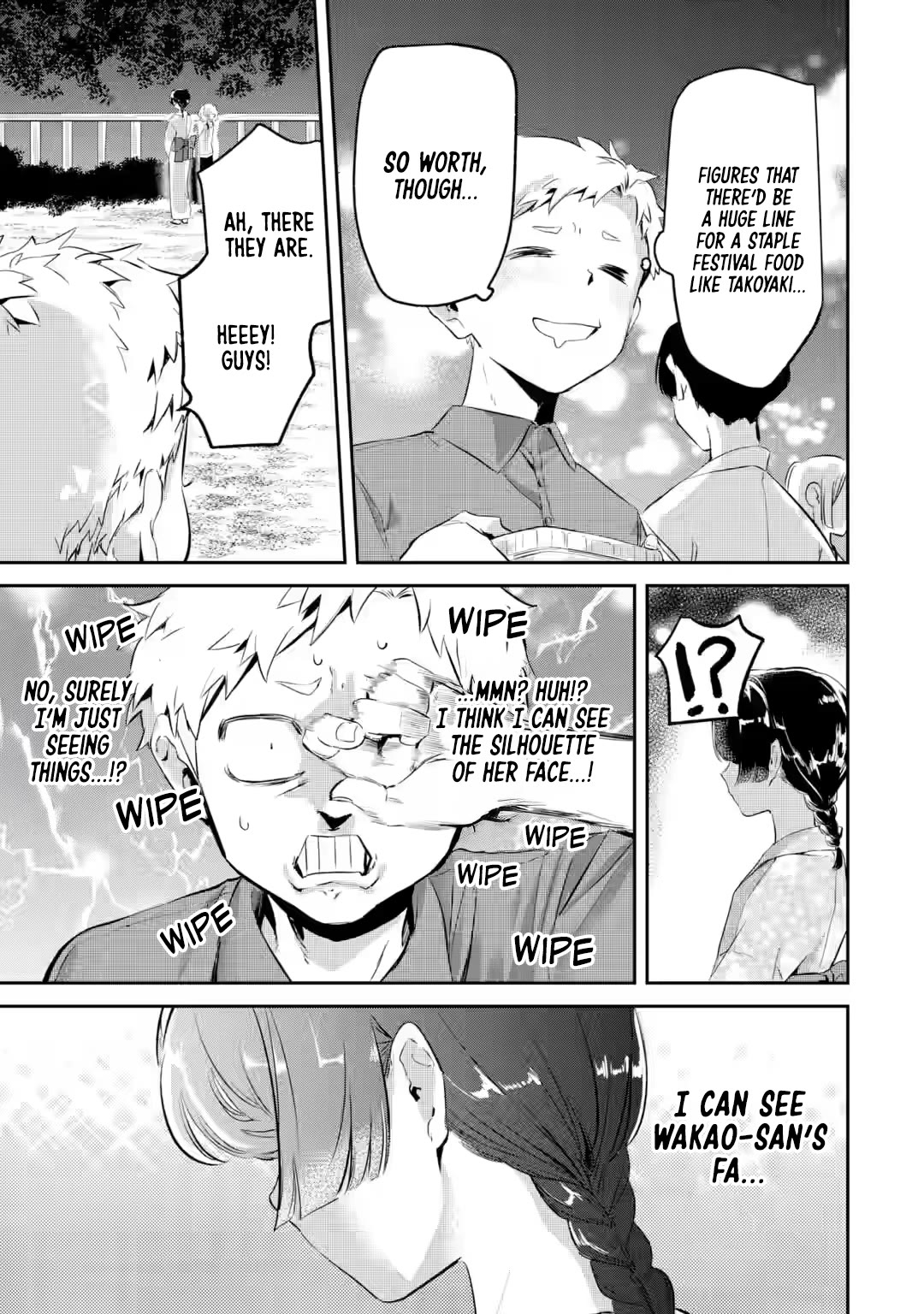 My Seatmate Wakao-san's Face Is Almost Visible but It's Not Chapter 19 page 7 - Chapter 19: Youth is the Summer Festival!? (Part 1)