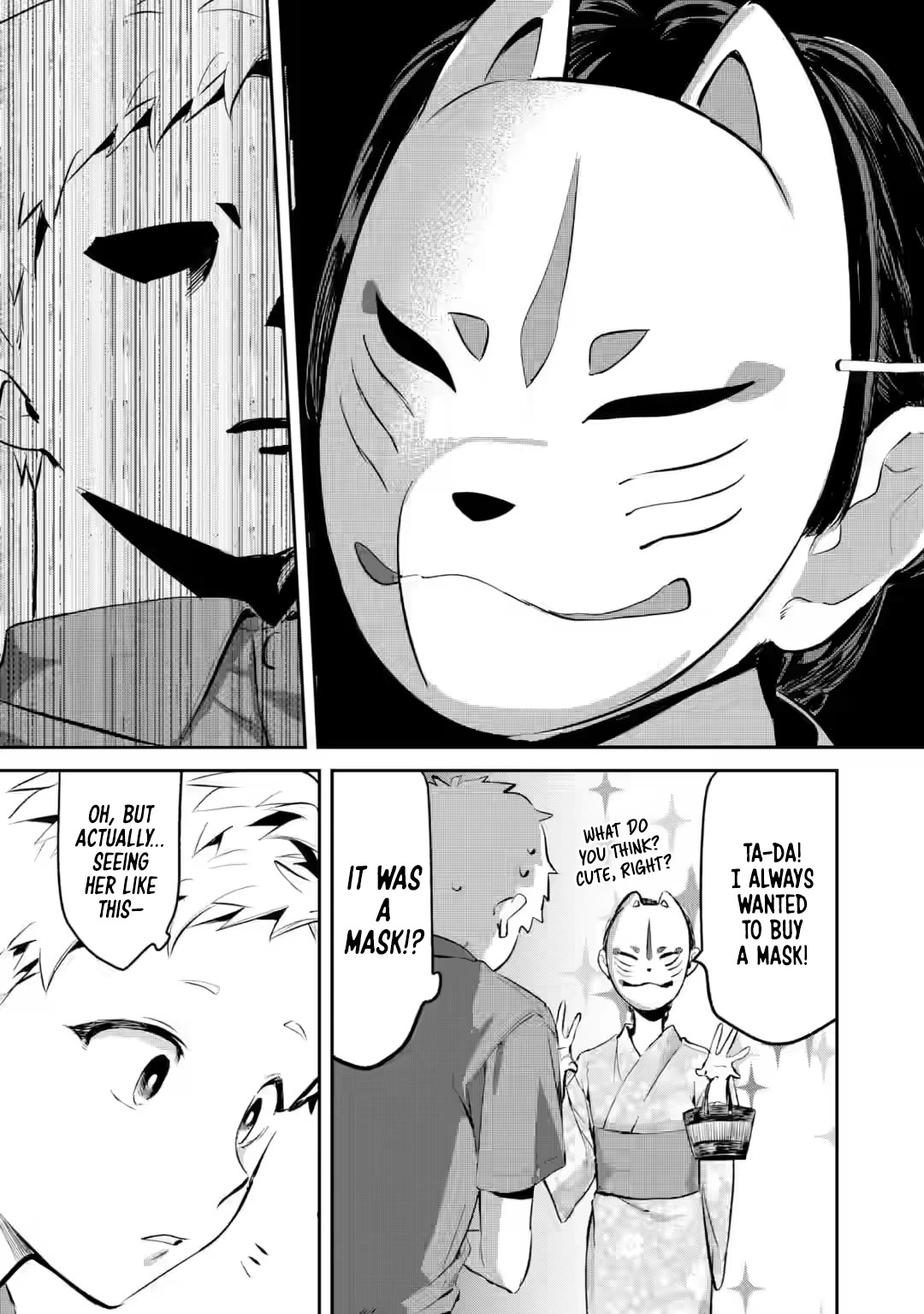 My Seatmate Wakao-san's Face Is Almost Visible but It's Not Chapter 19 page 8 - Chapter 19: Youth is the Summer Festival!? (Part 1)