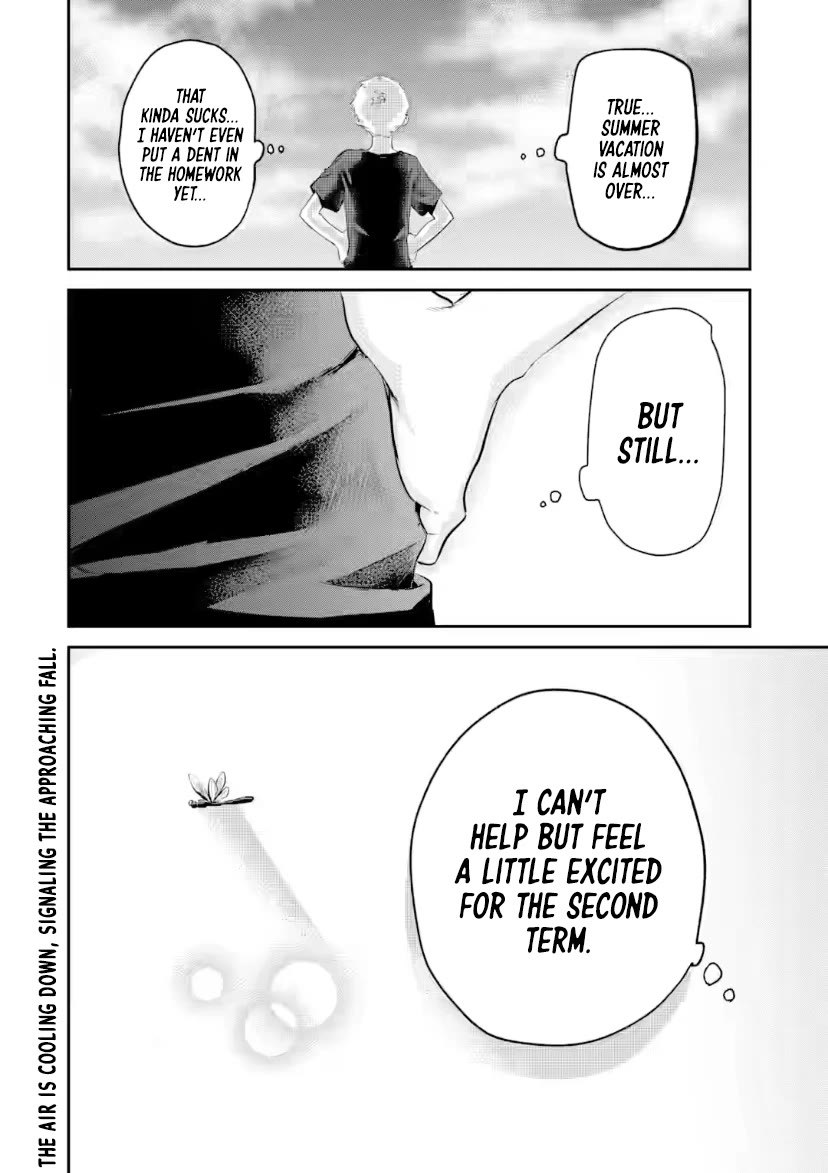 My Seatmate Wakao-san's Face Is Almost Visible but It's Not Chapter 21 page 12 - Chapter 21: Youth is playing with water!?