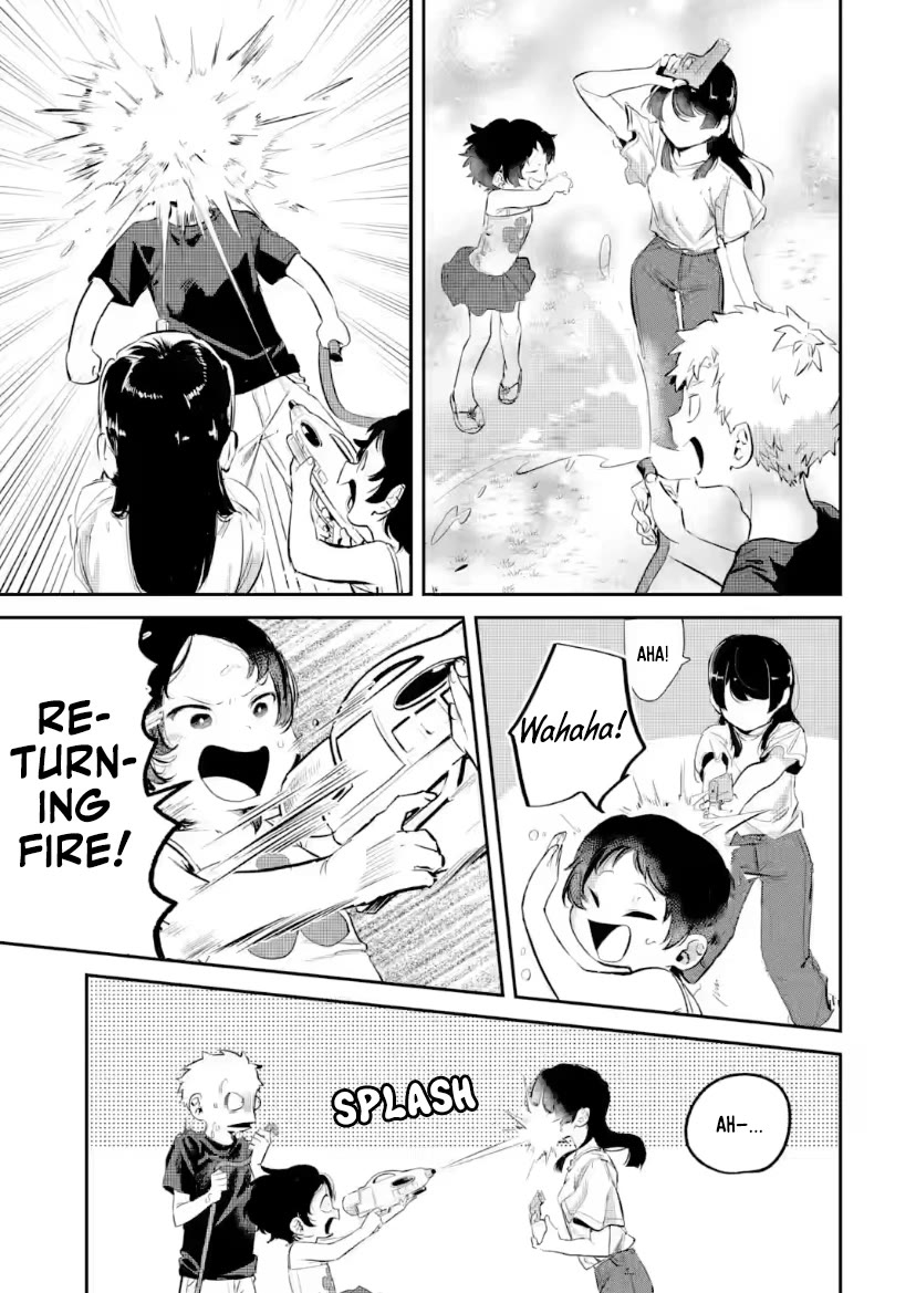 My Seatmate Wakao-san's Face Is Almost Visible but It's Not Chapter 21 page 7 - Chapter 21: Youth is playing with water!?