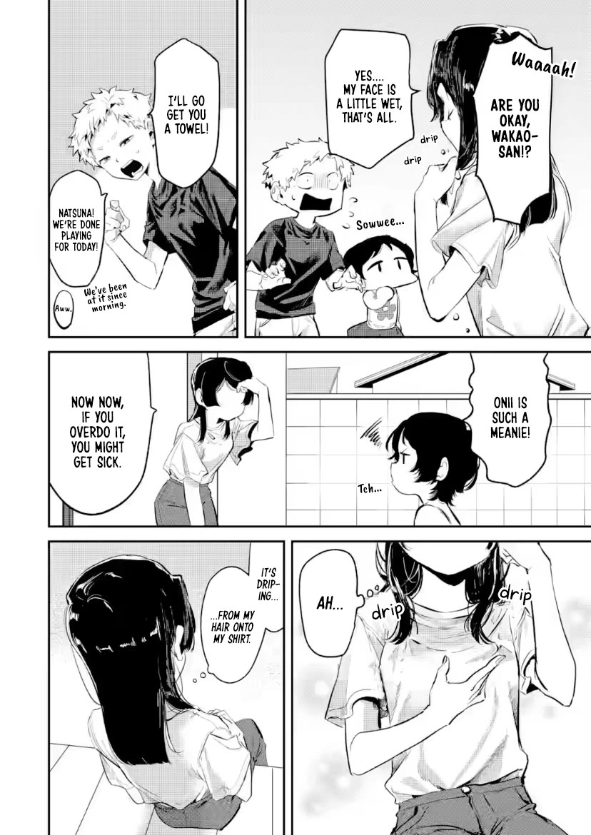 My Seatmate Wakao-san's Face Is Almost Visible but It's Not Chapter 21 page 8 - Chapter 21: Youth is playing with water!?
