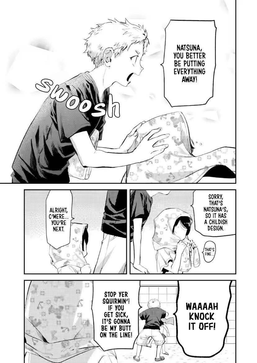 My Seatmate Wakao-san's Face Is Almost Visible but It's Not Chapter 21 page 9 - Chapter 21: Youth is playing with water!?