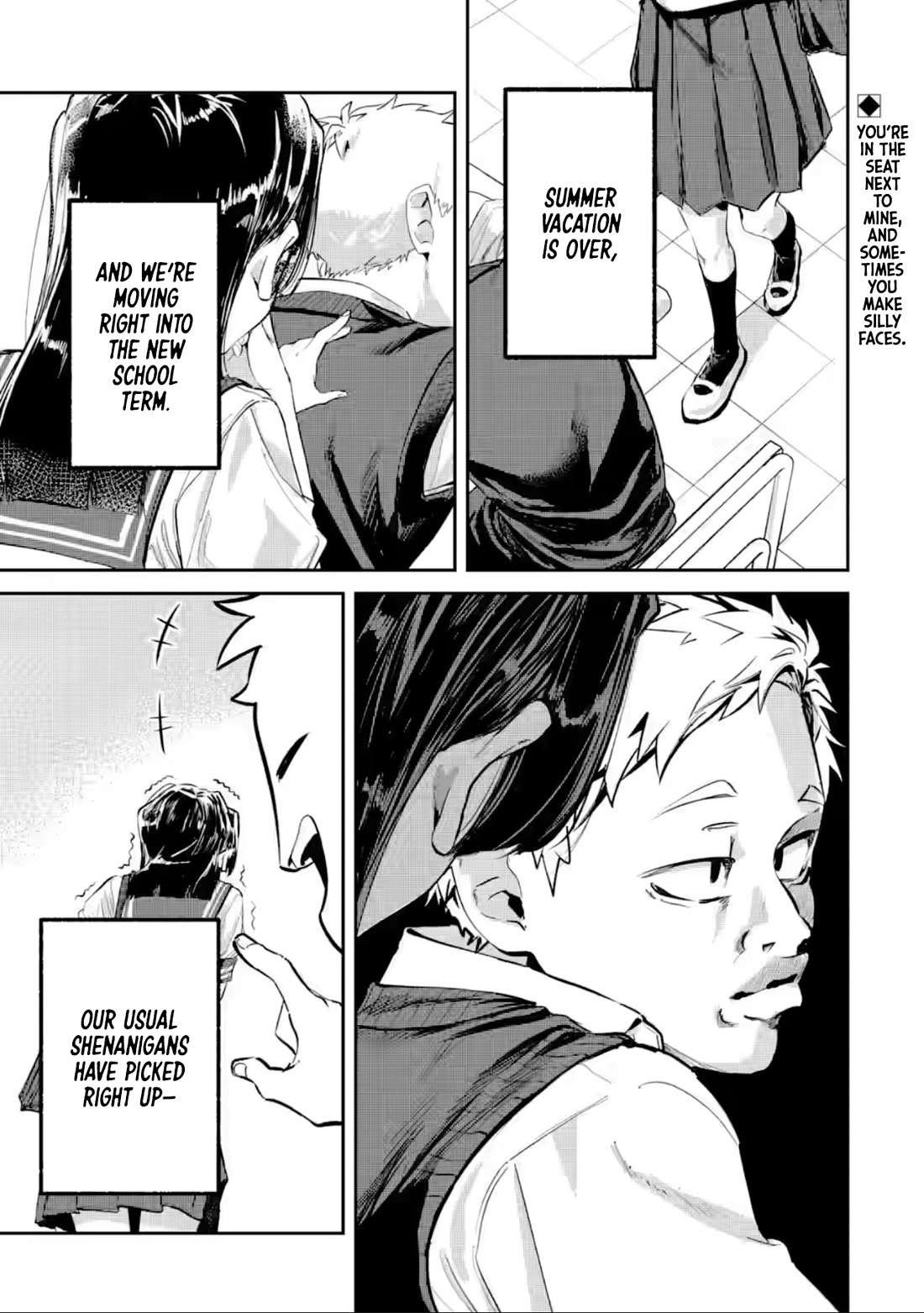 My Seatmate Wakao-san's Face Is Almost Visible but It's Not Chapter 22 page 1 - Chapter 22: Youth is seat changes!?
