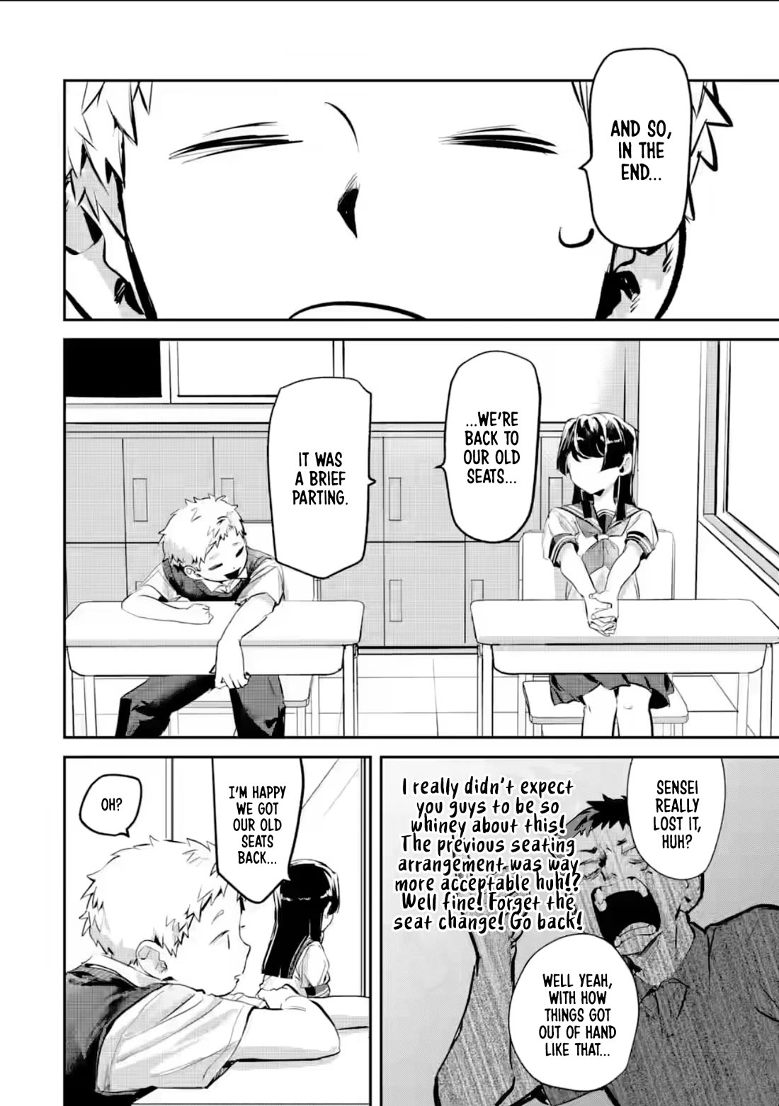 My Seatmate Wakao-san's Face Is Almost Visible but It's Not Chapter 22 page 10 - Chapter 22: Youth is seat changes!?