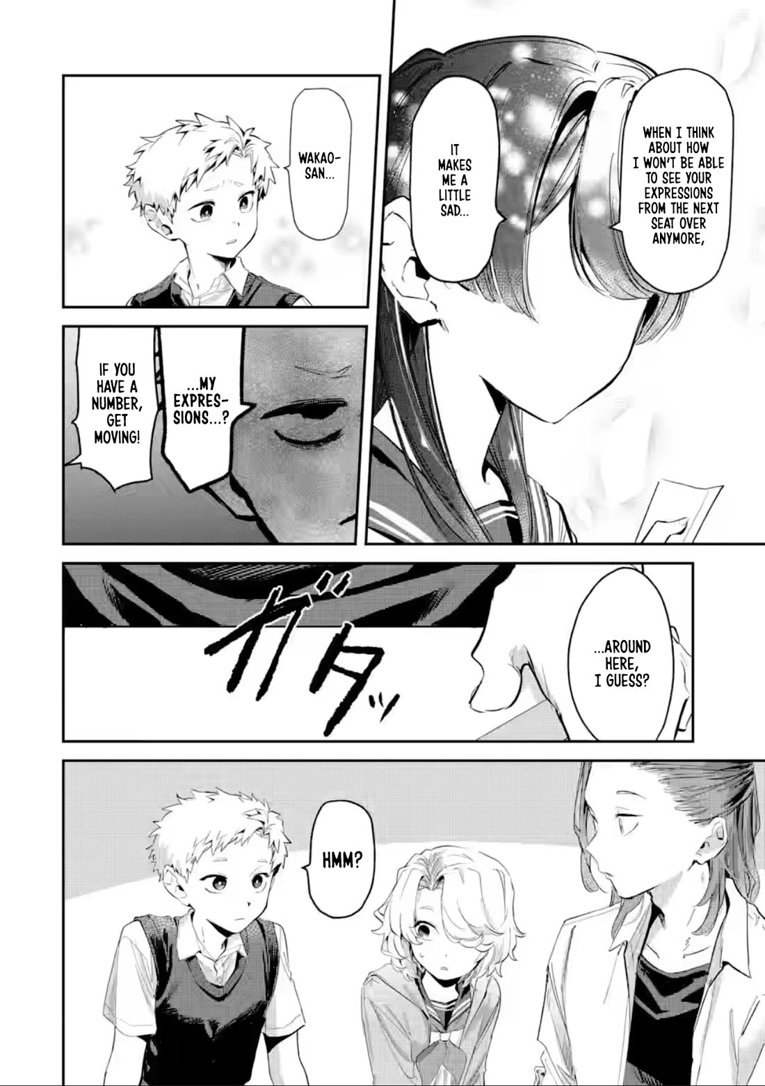 My Seatmate Wakao-san's Face Is Almost Visible but It's Not Chapter 22 page 4 - Chapter 22: Youth is seat changes!?