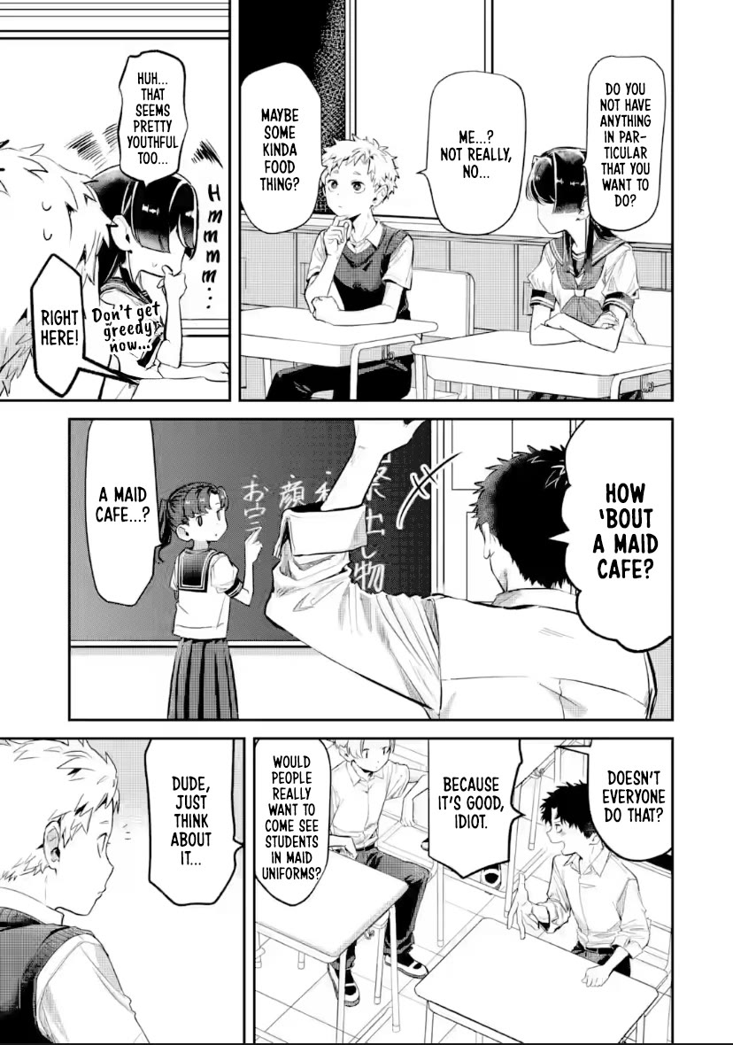 My Seatmate Wakao-san's Face Is Almost Visible but It's Not Chapter 23 page 3 - Chapter 23: Youth is the culture festival!? (Part 1)